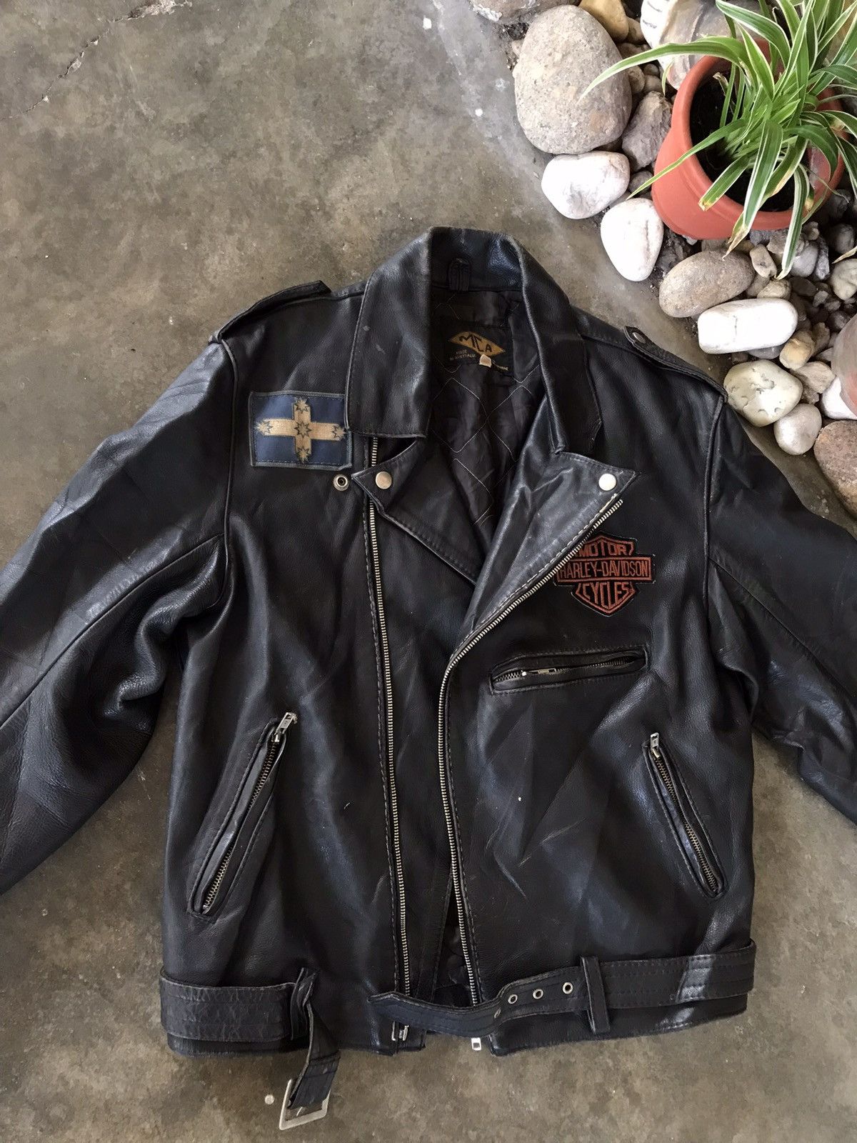Harley Davidson × Vintage BEST OFFER💥VTG MCA Harley Davidson Leather Jacket Size US M / EU 48-50 / 2 - 4 Thumbnail