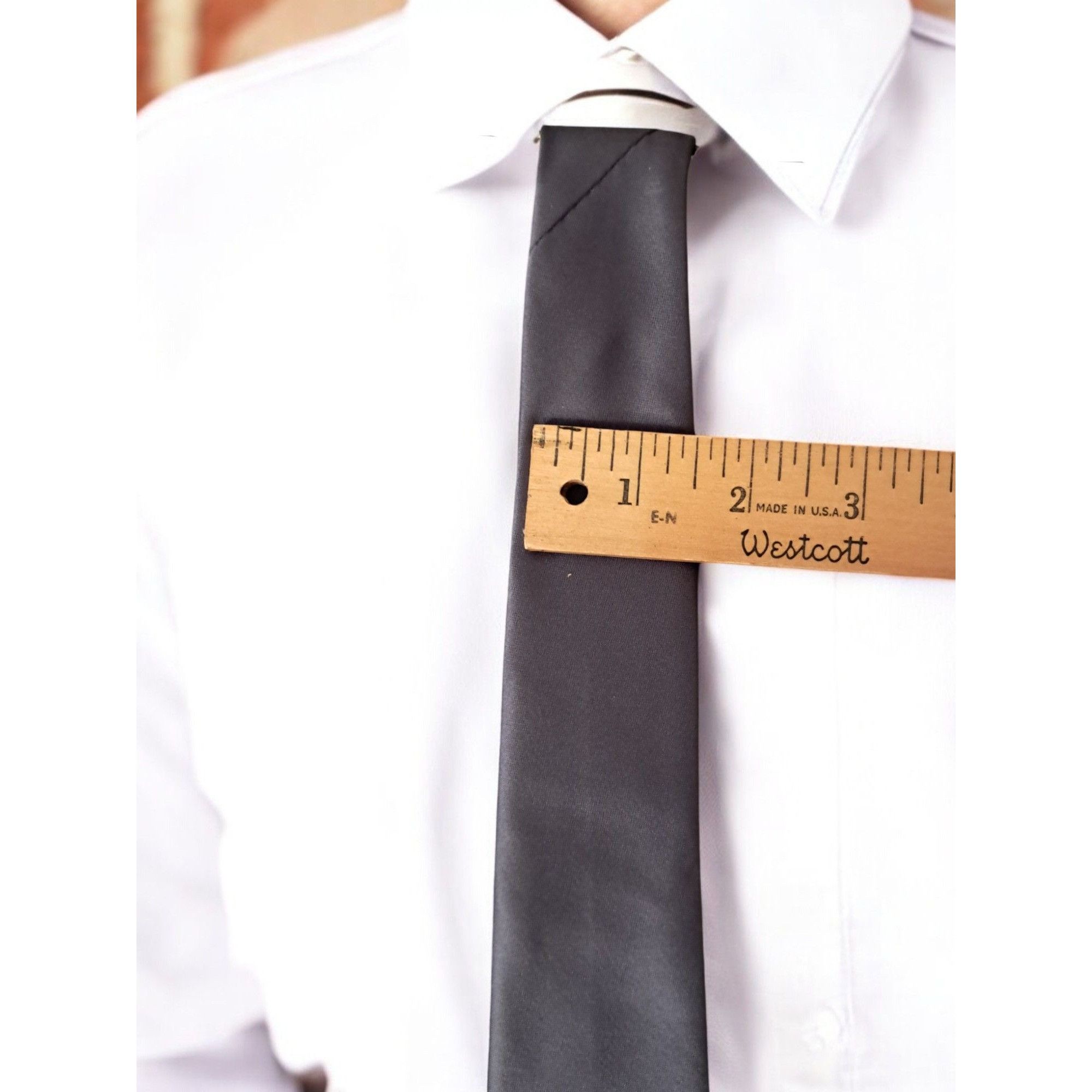 Other Umo Lorenzo Made in Italy, Gray 100% Polyester Tie. Size ONE SIZE - 5 Thumbnail