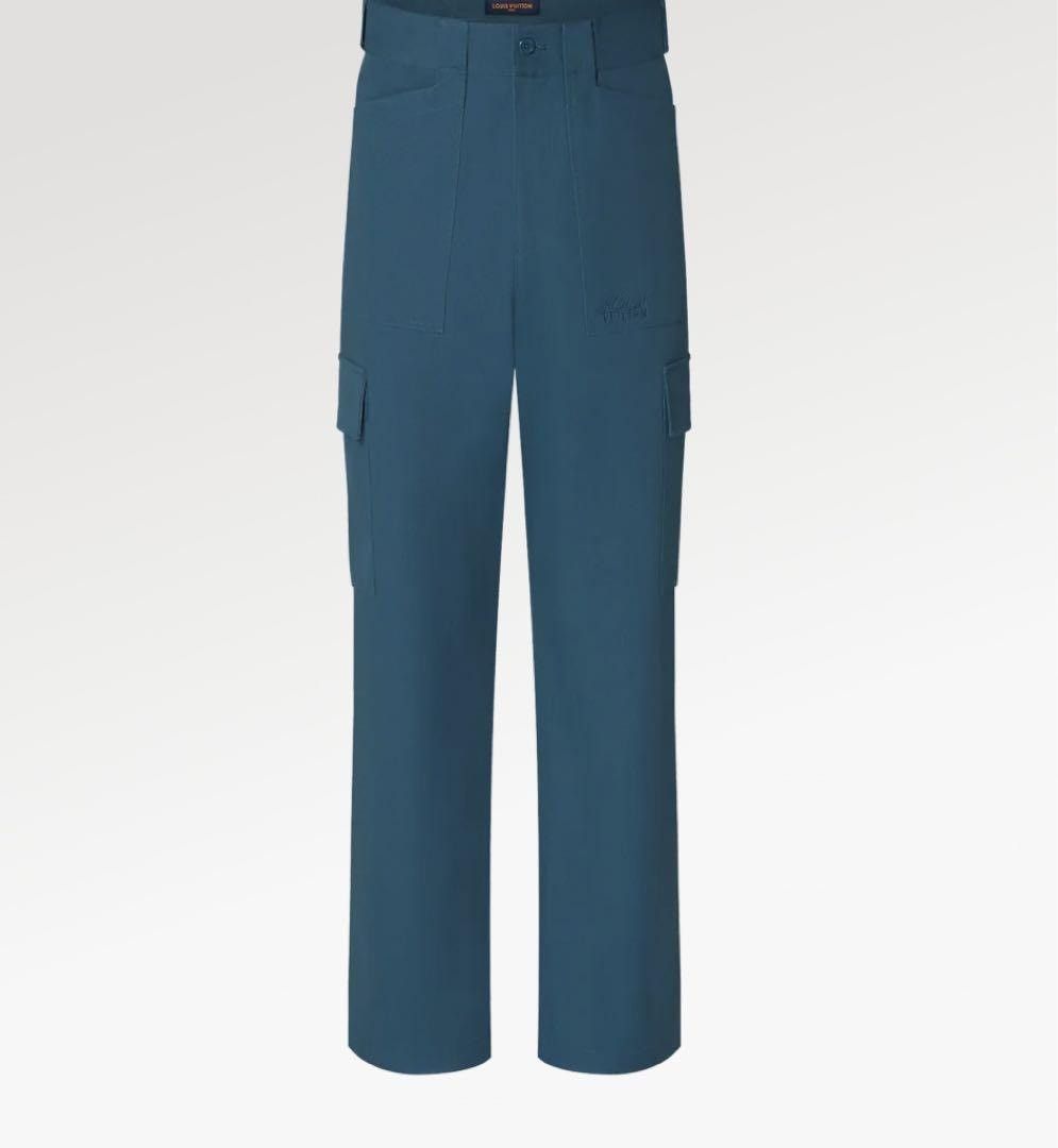 Louis Vuitton Louis Vuitton blue hook details cargo pants 40 Size US 32 / EU 48 - 3 Thumbnail