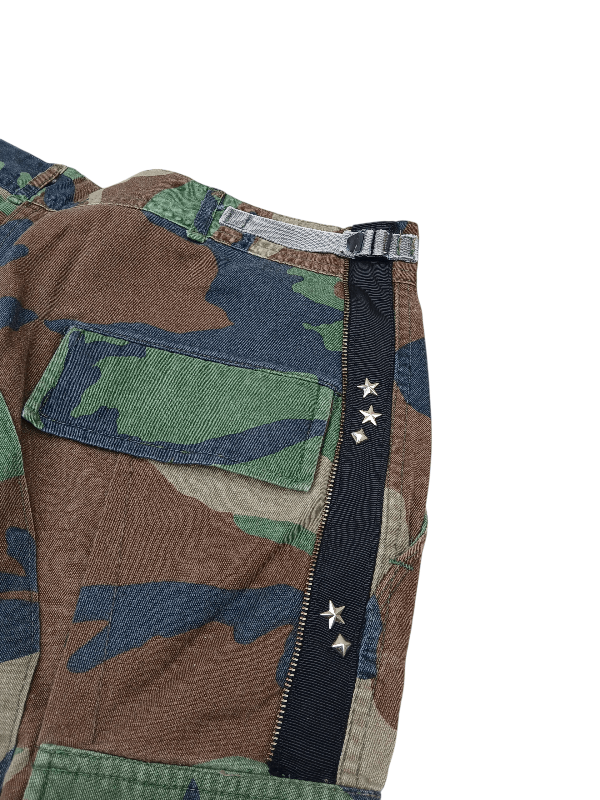 Japanese Brand Vintage woodland combat military kurper too camo cargo pants Size US 36 / EU 52 - 3 Thumbnail