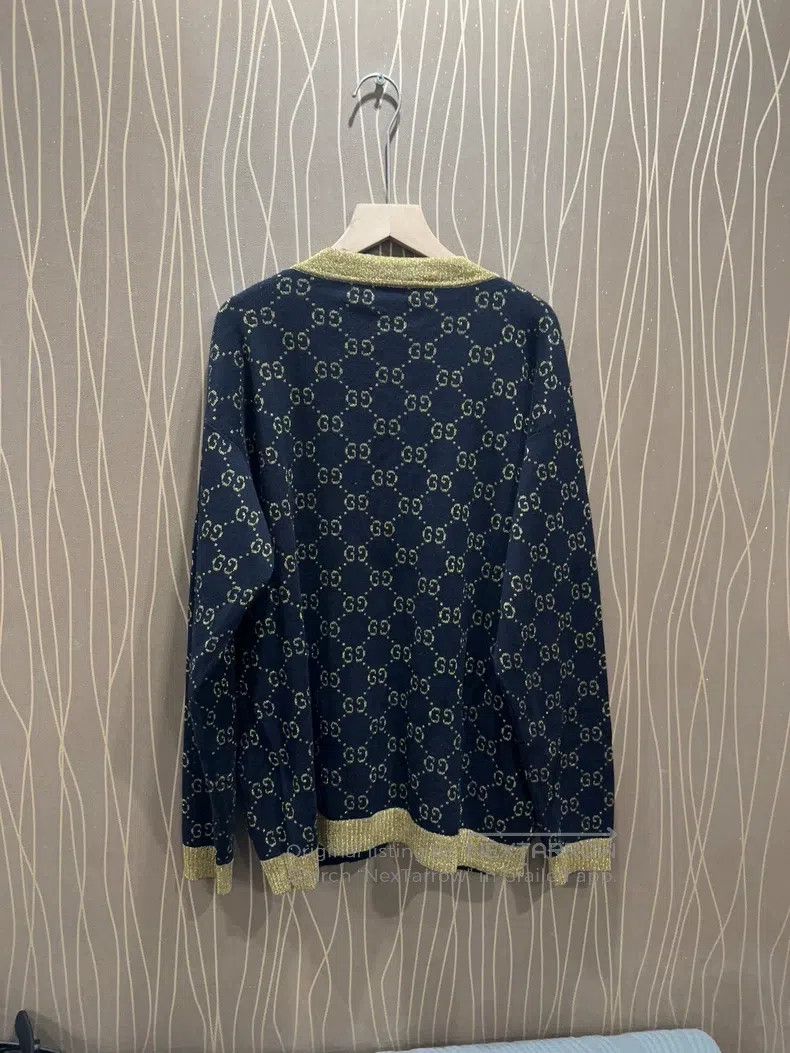 Gucci Gucci Gold thread cardigan coat Size M / US 6-8 / IT 42-44 - 2 Thumbnail