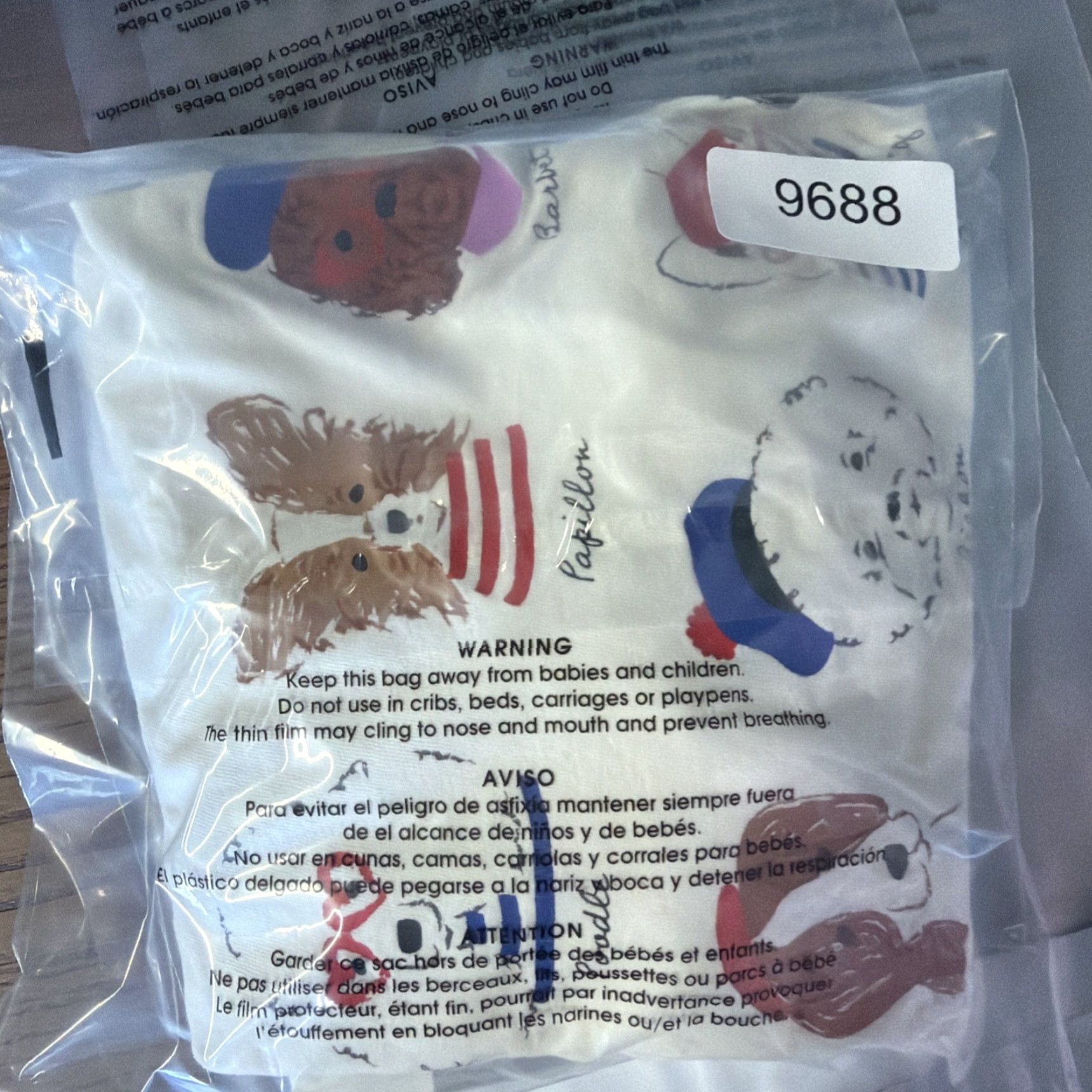 J.Crew J. Crew Shirt Women M "Dogs with Hats" Collector T Shirt LS Bulldog Bichon Multicolor Crew Neck 100% Cotton Graphic Size M / US 6-8 / IT 42-44 - 4 Thumbnail