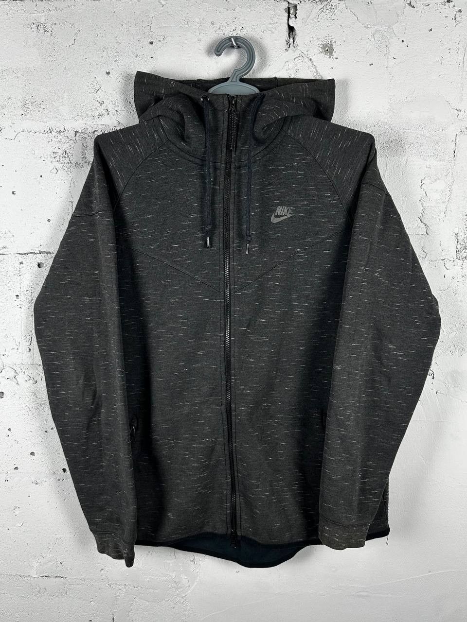 Nike × Vintage Nike Tech Fleece Vintage Drill Retro Zip Hoodie Old Size US XL / EU 56 / 4 - 1 Thumbnail
