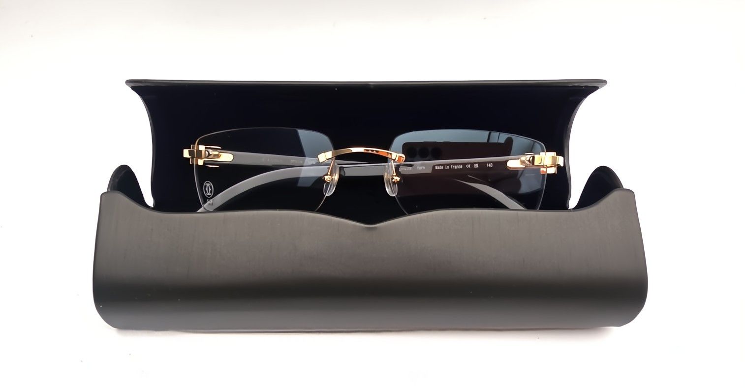 Cartier Authentic Cartier Black Buffalo Horn Glasses CT00460 Size ONE SIZE - 5 Thumbnail