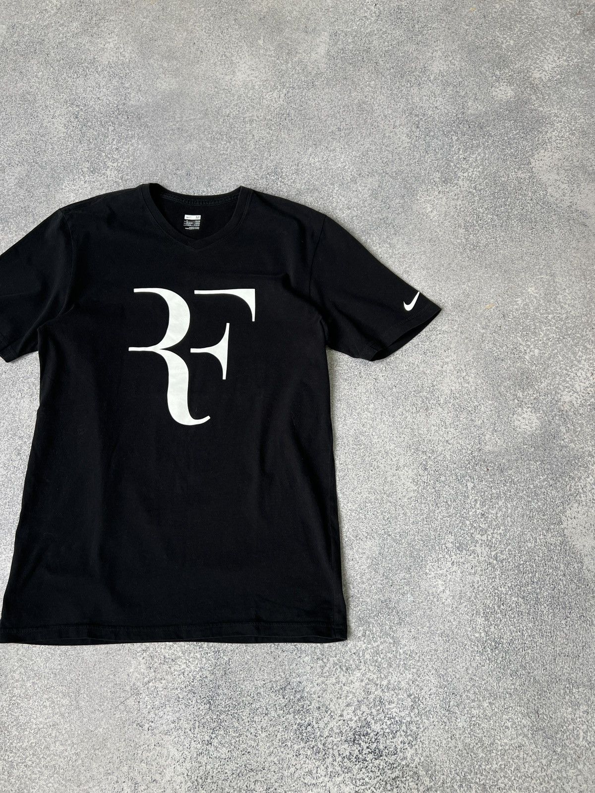 Nike × Vintage Nike Roger Federer court RF Tennis Shirt Black Size US M / EU 48-50 / 2 - 4 Thumbnail