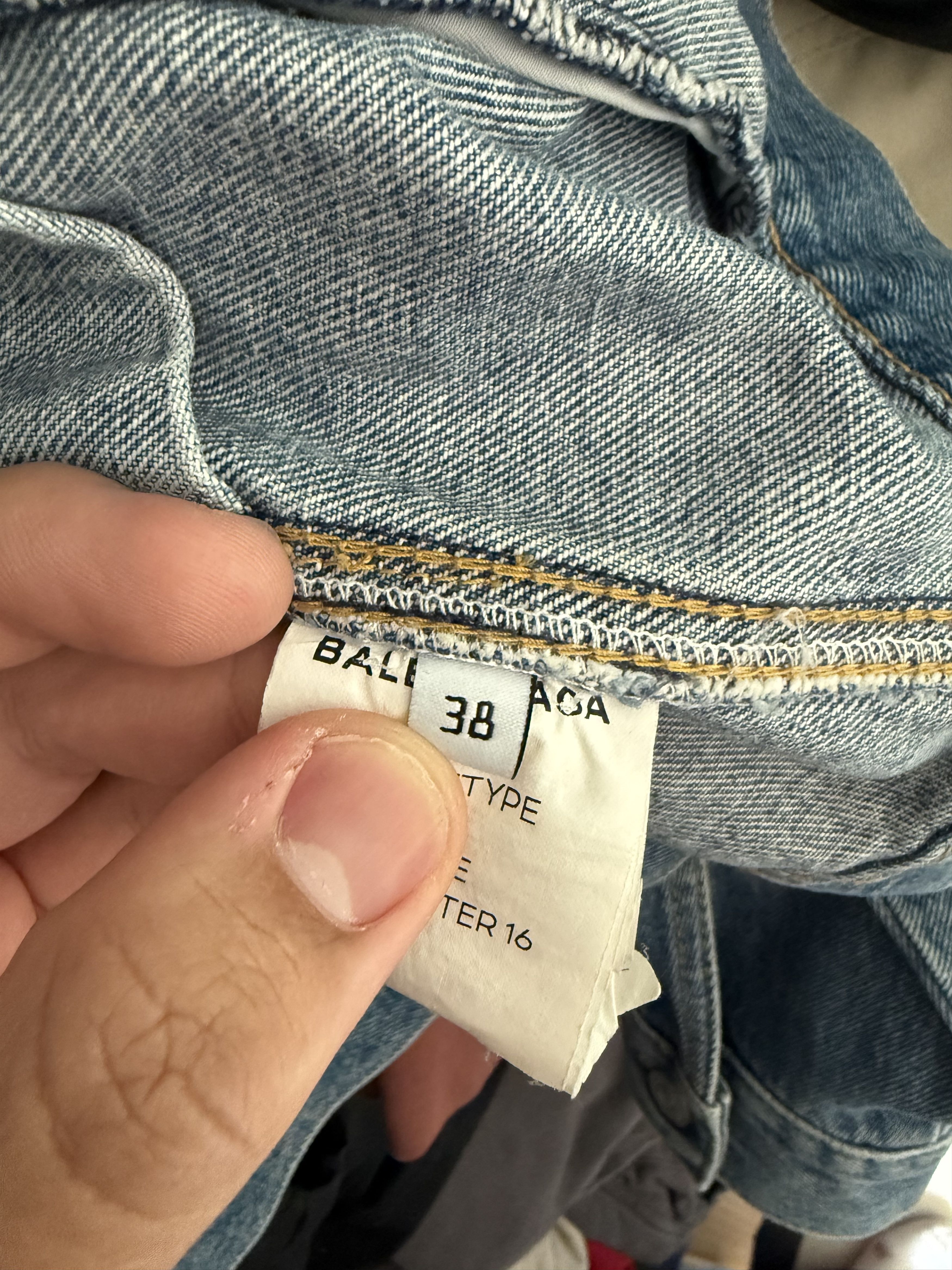 Balenciaga Swing Denim Jacket Size US M / EU 48-50 / 2 - 10 Thumbnail