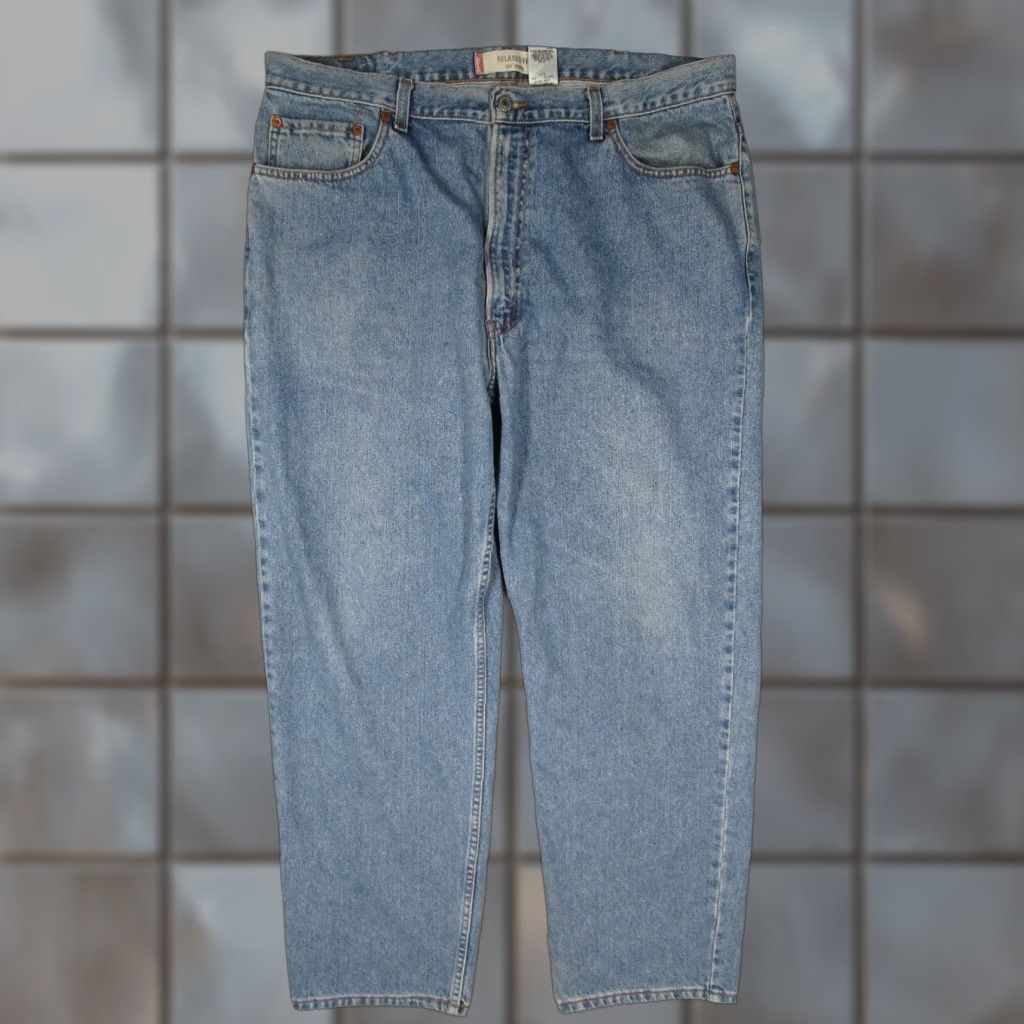 Levi's VINTAGE Levi's Jeans Mens 42 Relaxed Fit Denim 90s Baggy Straight Leg Blue Classic Size US 42 / EU 58 - 1 Thumbnail