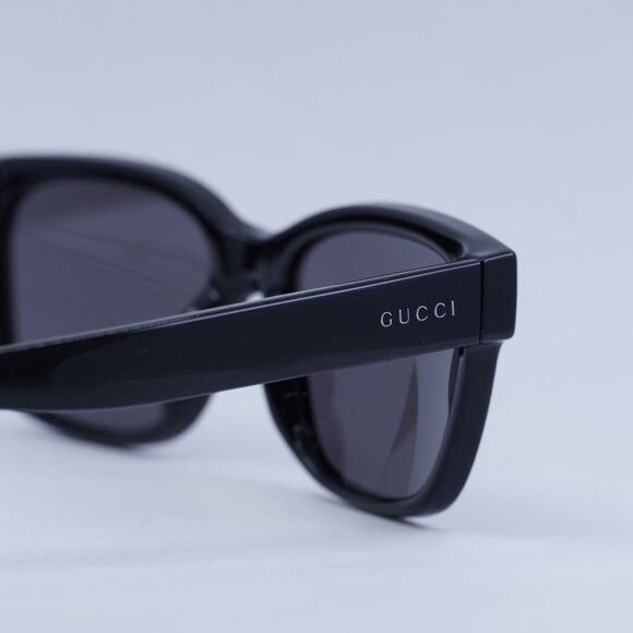 Gucci 🕶️ New Gucci GG1716S 001 Sunglasses - Black Frame, Grey Size ONE SIZE - 6 Thumbnail