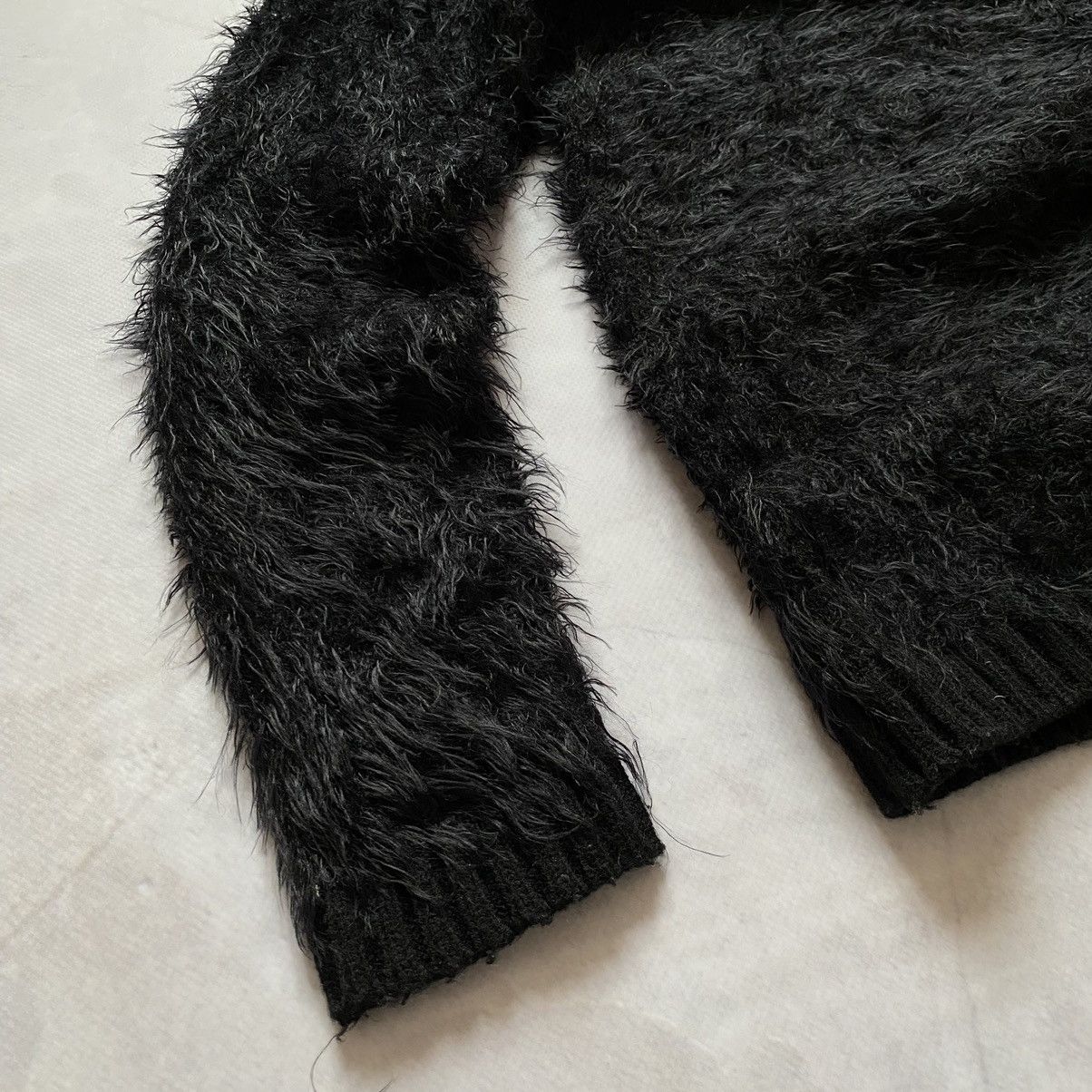 Japanese Brand × Seditionaries Vintage Marni Style Black Mohair Knit Sweater Y2K Size US S / EU 44-46 / 1 - 4 Thumbnail