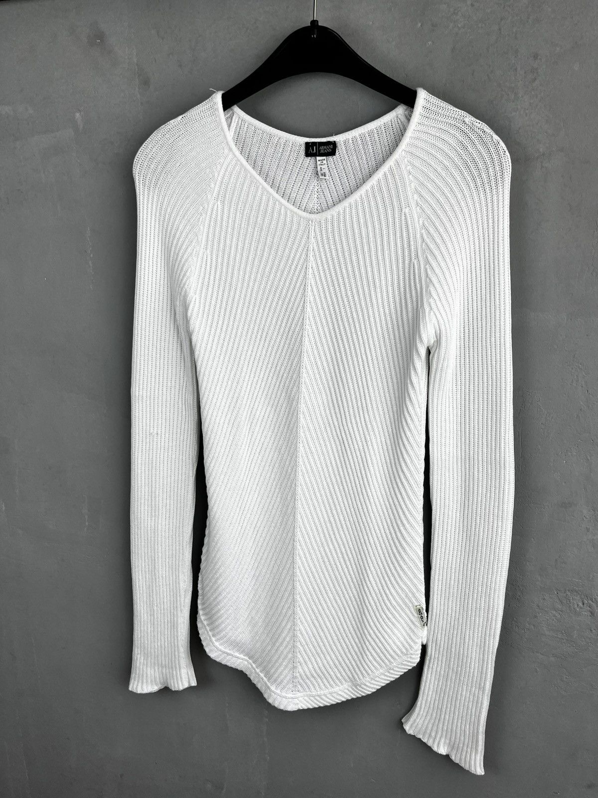 Giorgio Armani Armani Jeans avant garde sweater vintage 90s Size L / US 10 / IT 46 - 4 Thumbnail