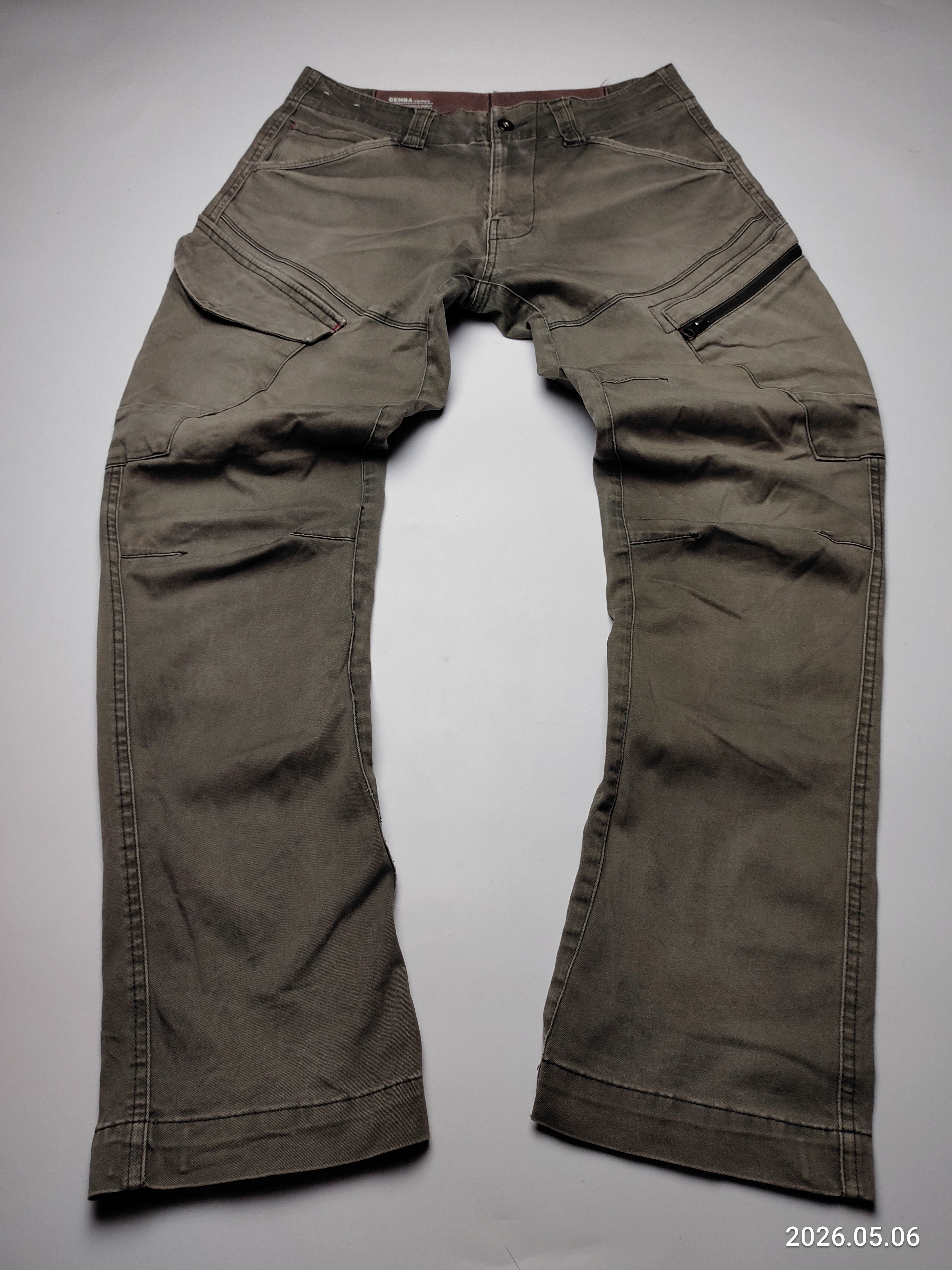 Japanese Brand GENBA XEBEC Faded Vintage Work Wear Pants Size US 30 / EU 46 - 1 Thumbnail