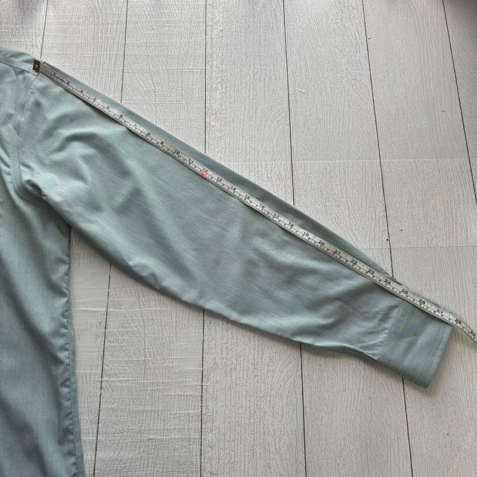 Chaps Chaps Pale Green Button Shirt Size 16.5 36/37 Regular Fit Size US M / EU 48-50 / 2 - 4 Thumbnail