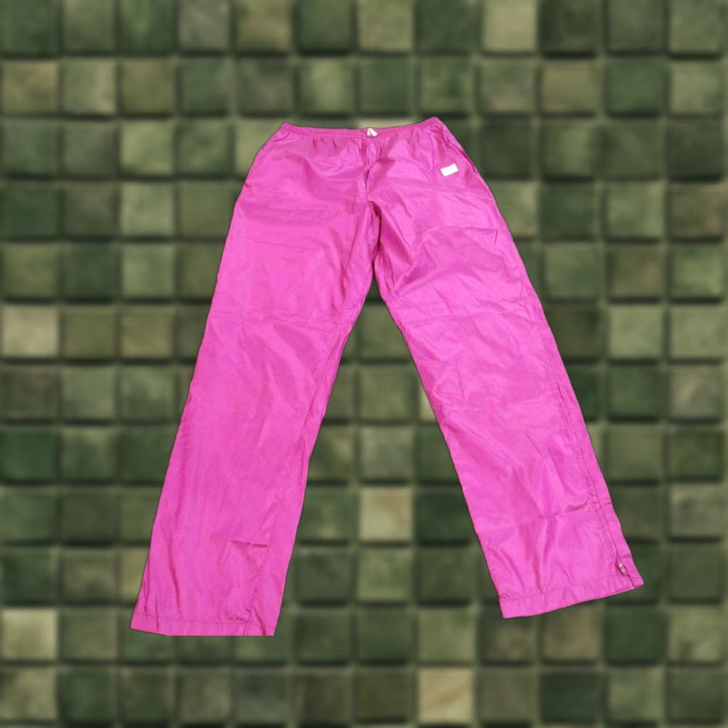 VINTAGE Nike Pants Mens Large Windbreaker Track Pants 90s Retro