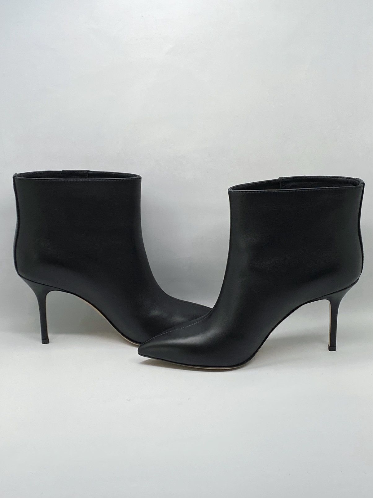 Moschino Moschino 80MM Snap-Button Leather Ankle Boots size 38 Size US 8 / IT 38 - 6 Thumbnail