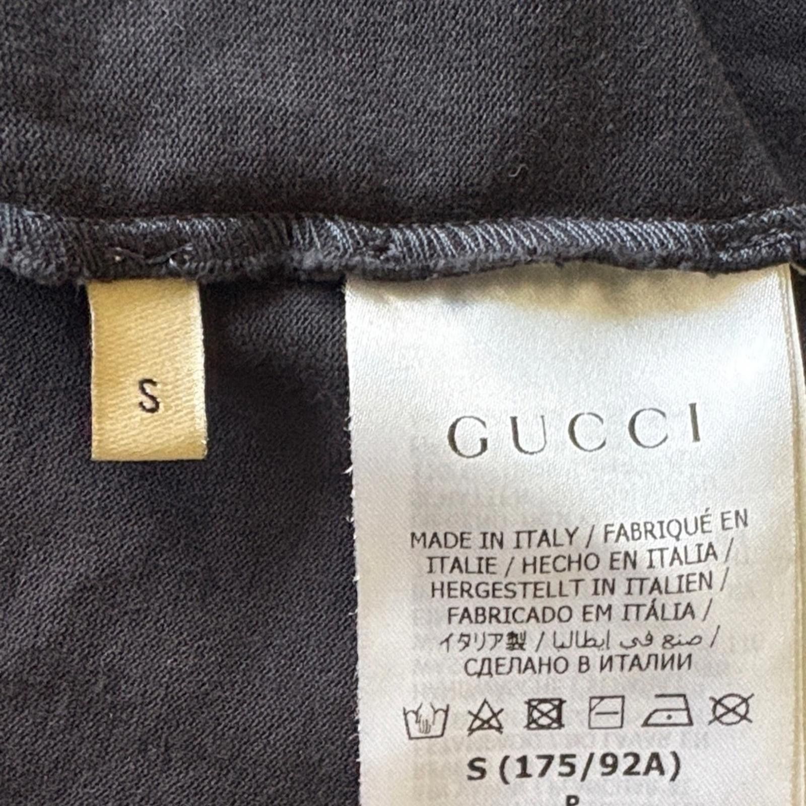 Gucci Gucci Made in Italy Blade Print T-Shirt Black 565806 XJAZY Size US S / EU 44-46 / 1 - 6 Thumbnail