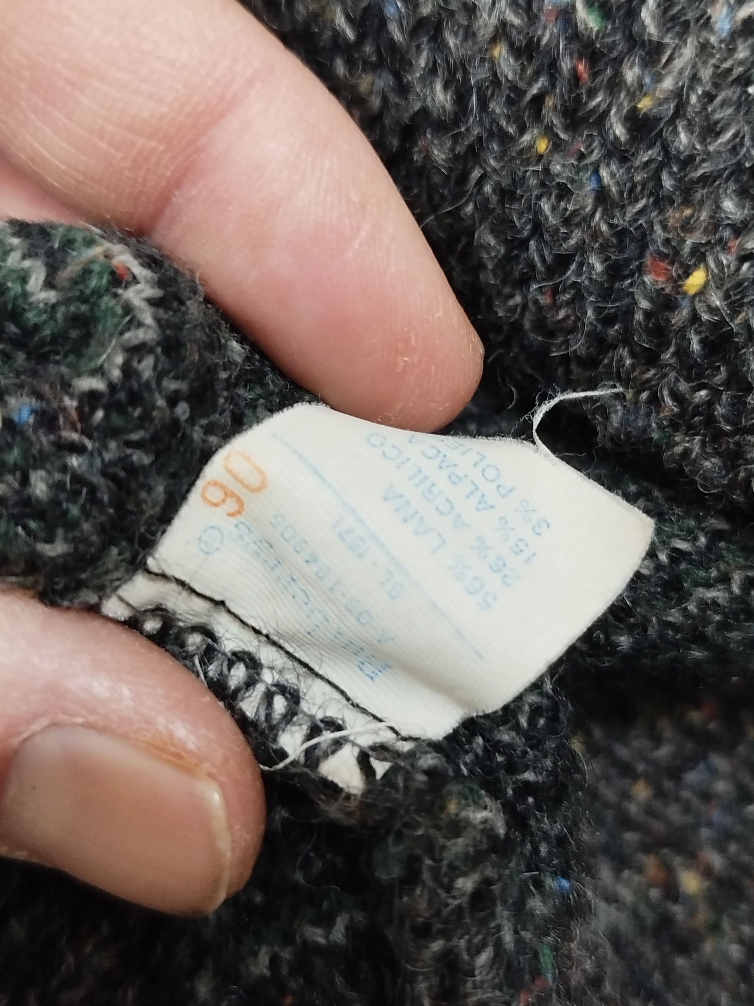 Burberry × Designer × Japanese Brand Vintage 90s Burberry wool knitted chunky geometric sweater Size US L / EU 52-54 / 3 - 7 Thumbnail