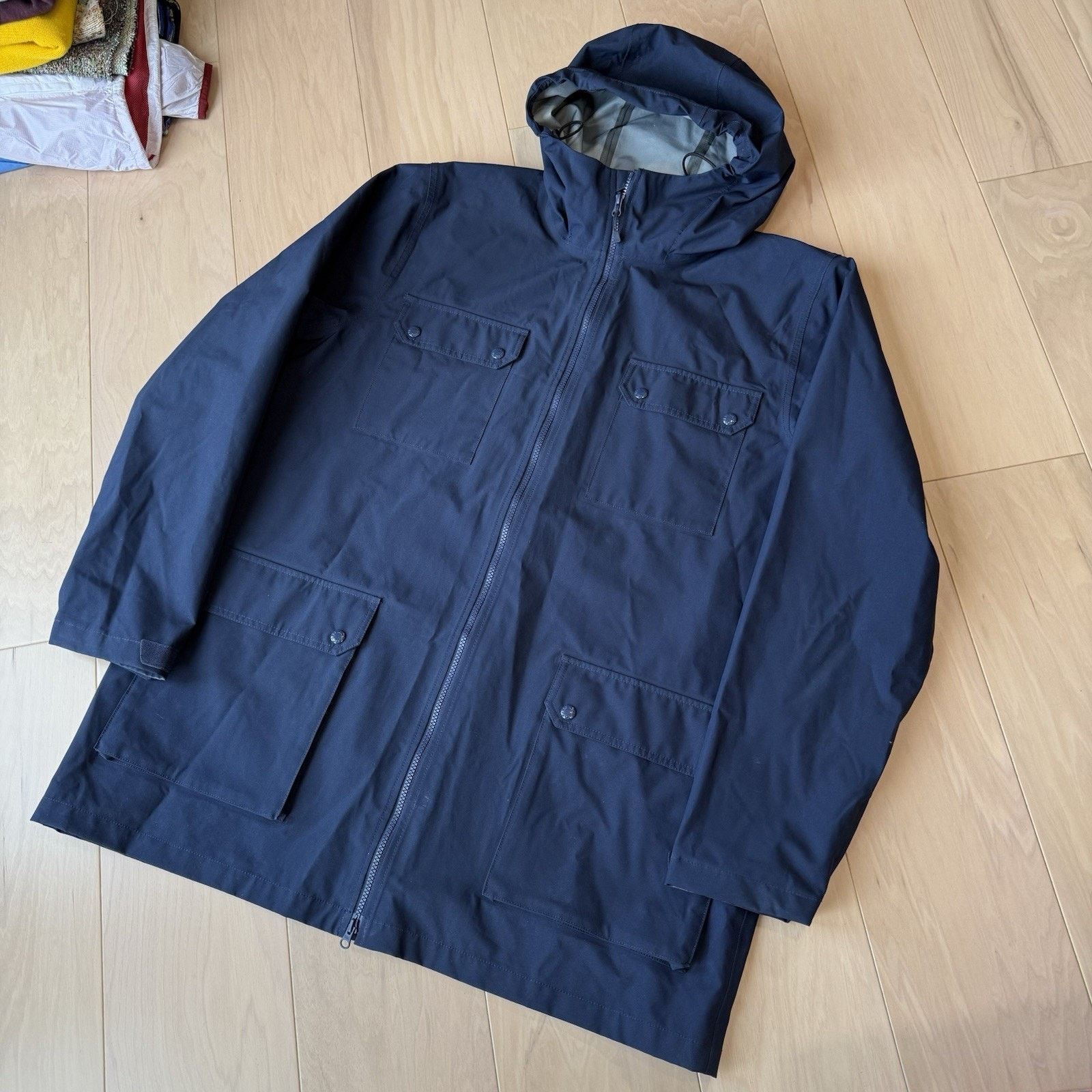 Best Made Co. Best Made CO Rain Jacket 2XL Blue Full Zip Waterproof Size US XXL / EU 58 / 5 - 10 Thumbnail