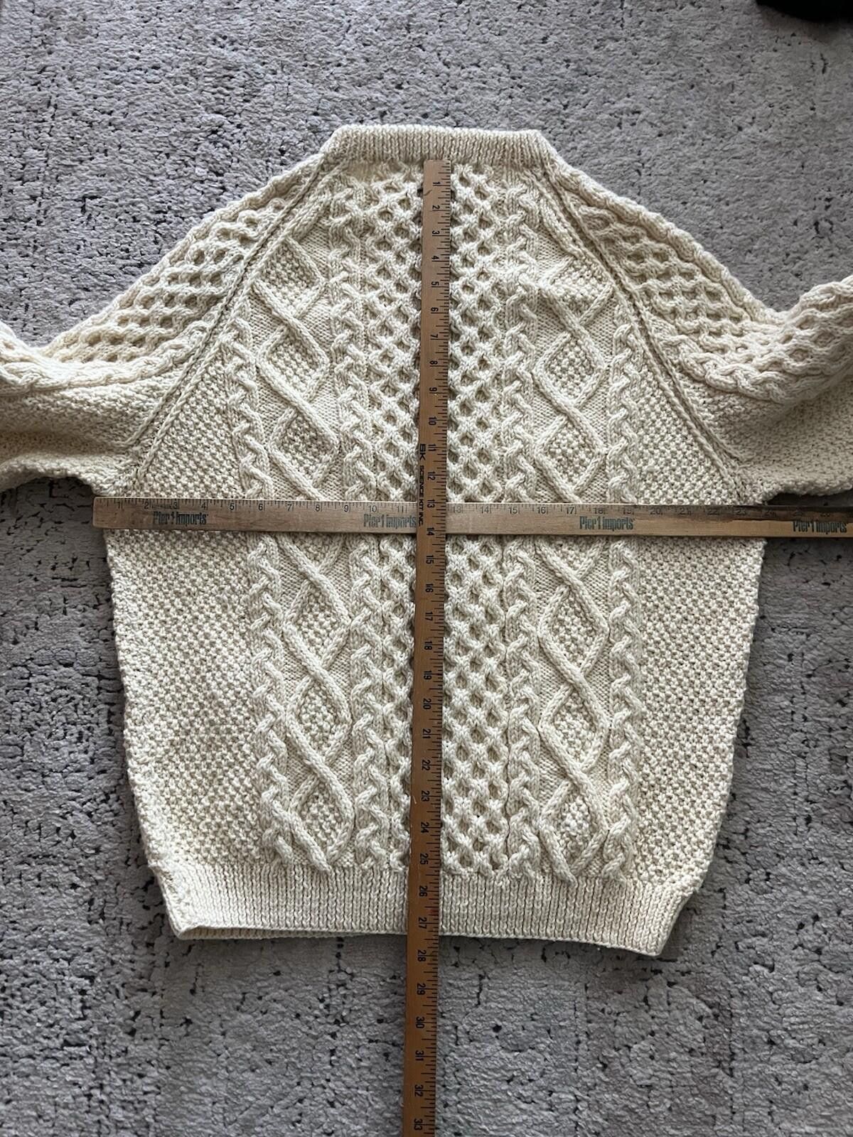 The Unbranded Brand The Woollen Store Dingle Ireland Cable Knit Sweater XL⁠ Size XL / US 12-14 / IT 48-50 - 5 Thumbnail