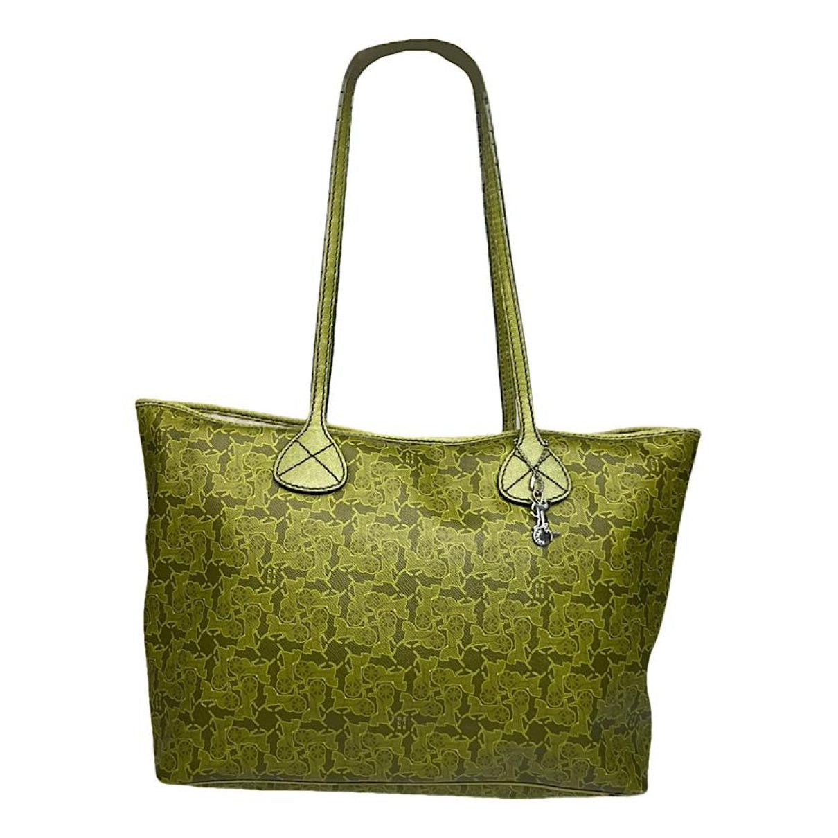 Celine SAC SEAU Green Leather Handbag Size ONE SIZE - 1 Thumbnail