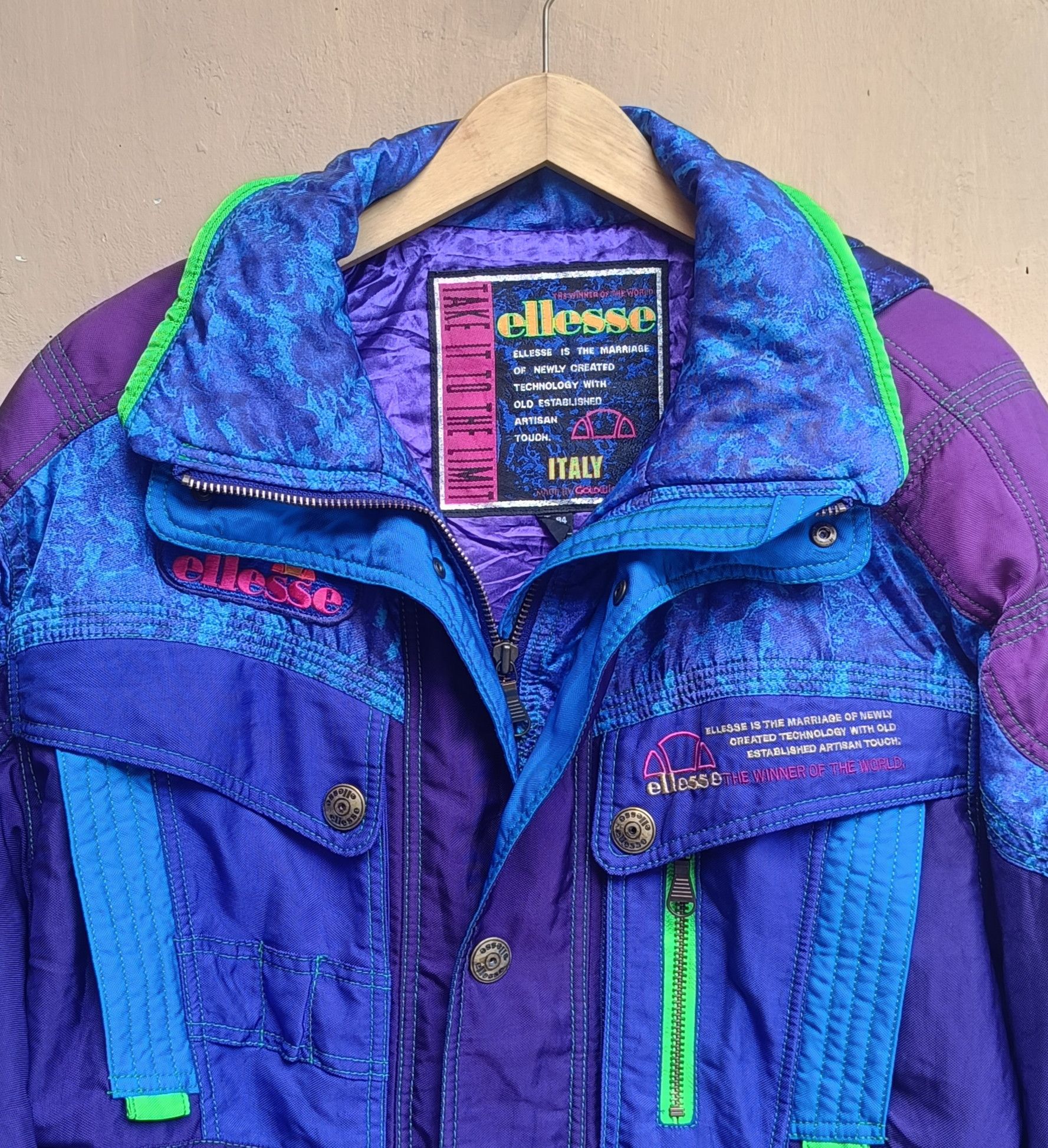 Ellesse × Vintage Ellesse snowboard vintage jacket Size US L / EU 52-54 / 3 - 2 Thumbnail
