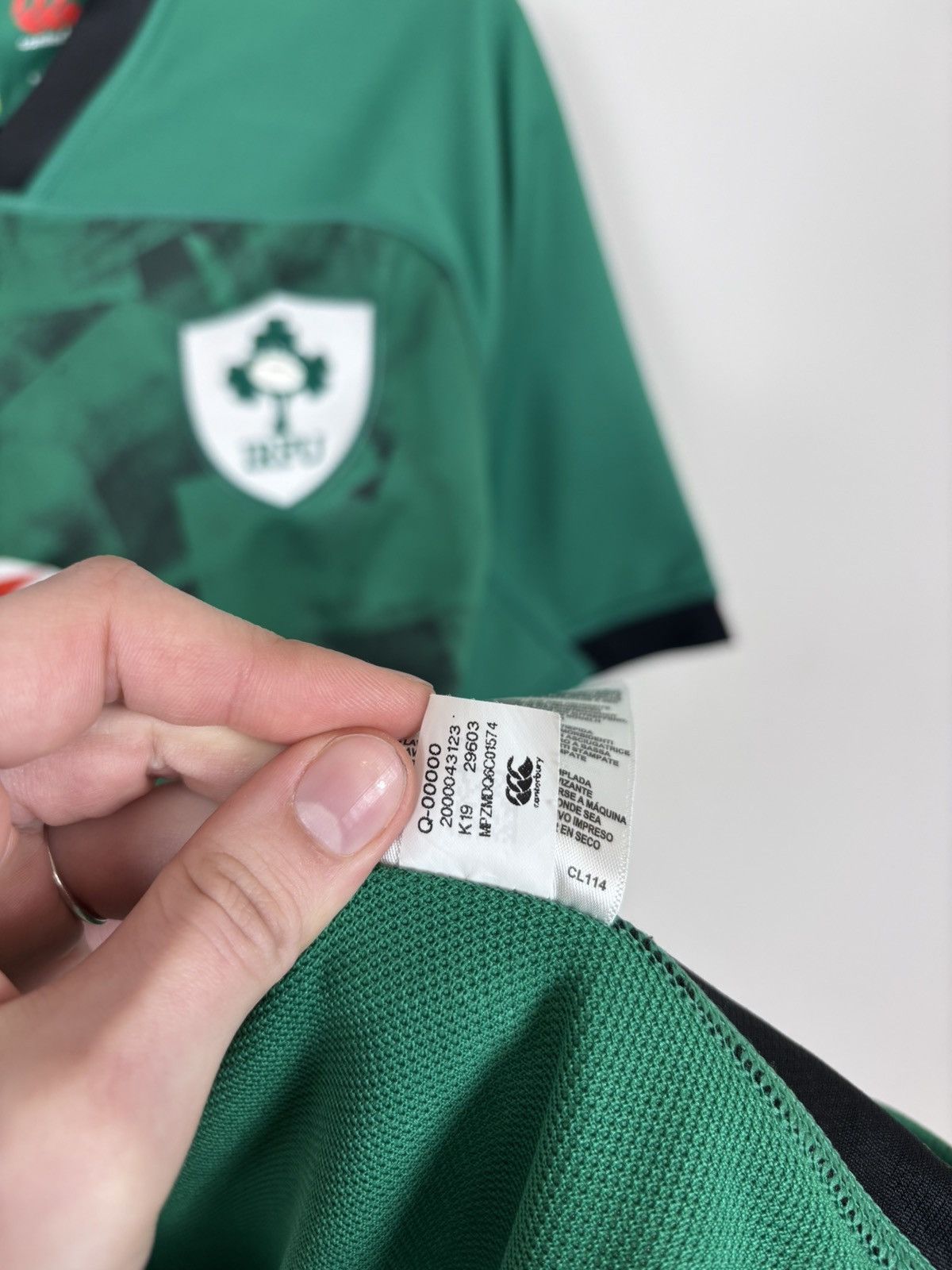 Canterbury of New Zealand Canterbury Ireland Rugby Union IRFU 2020/21 Jersey Shirt Size US L / EU 52-54 / 3 - 15 Thumbnail