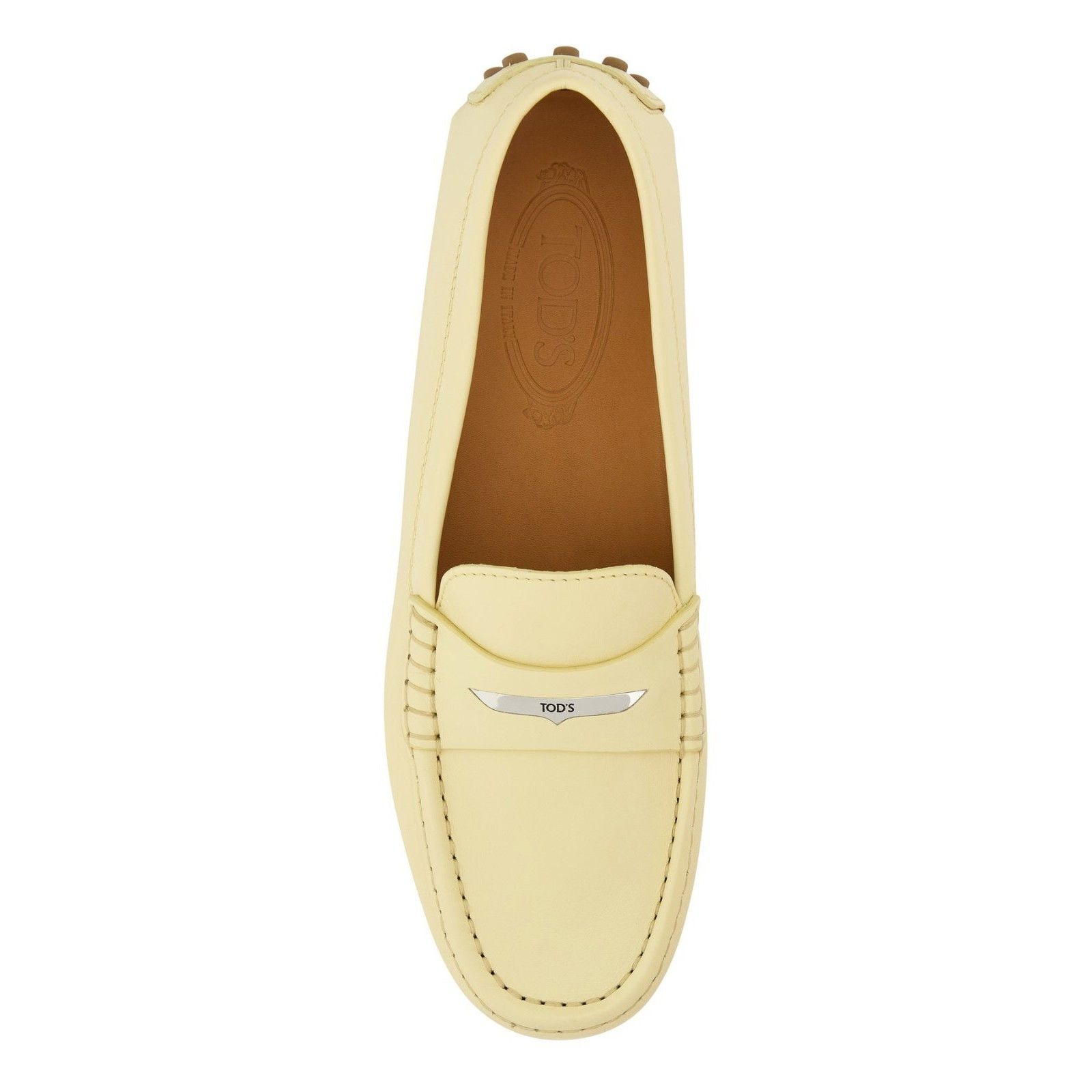 TOD'S Yellow Leather Loafers New & Authentic (Women's size:9