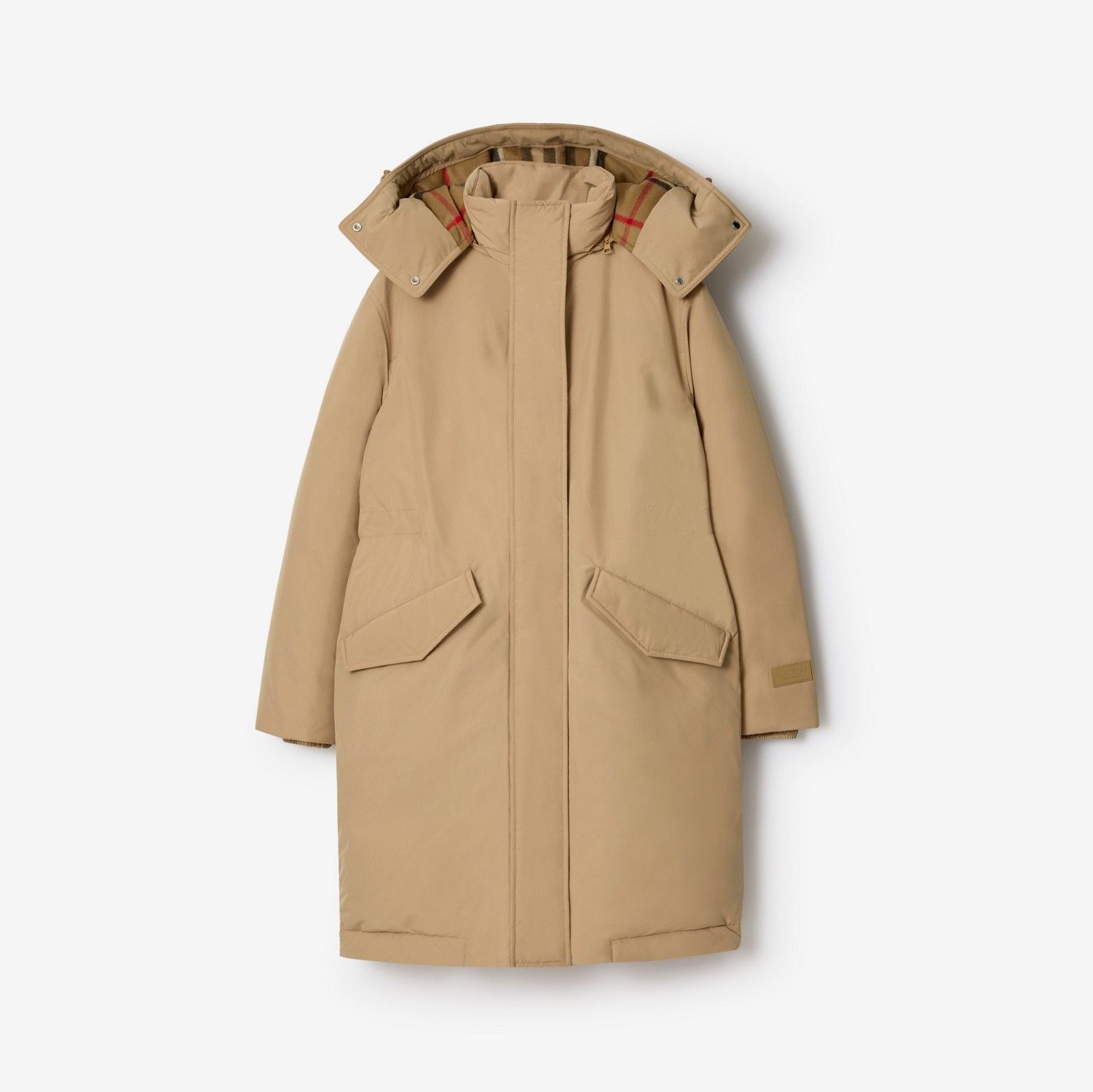 Burberry o1w1db10326 Relaxed Fit Down Coat in Camel Size M / US 6-8 / IT 42-44 - 1 Preview