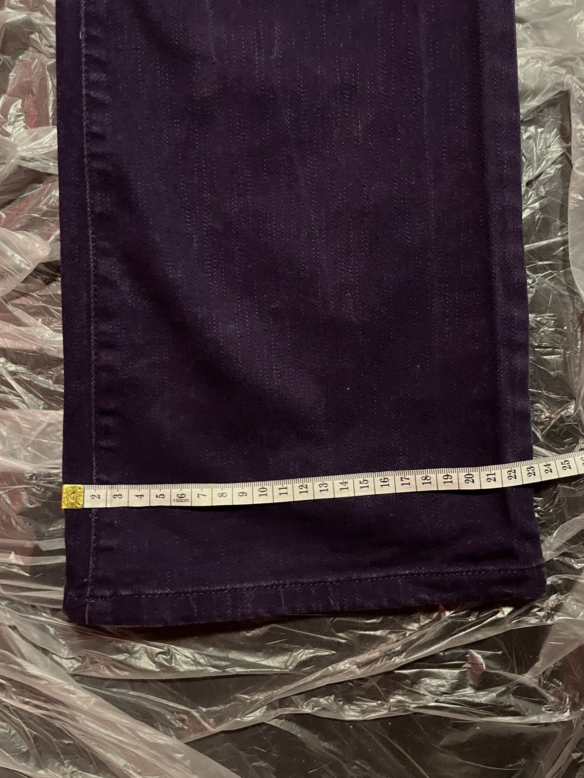 Vintage Mia Linea Purple Straight-Leg Jeans Size 26" / US 2 / IT 38 - 6 Thumbnail