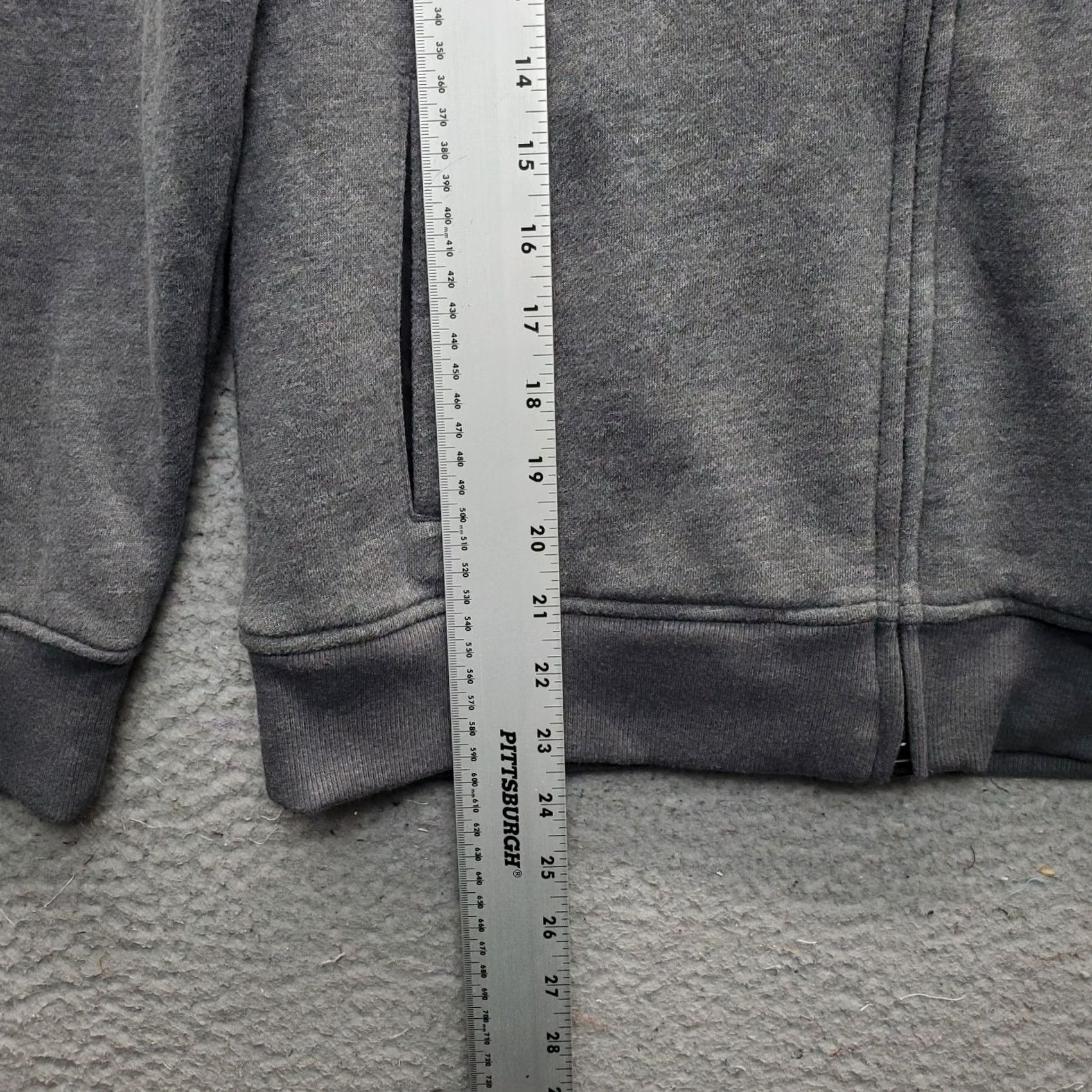 Vintage Urban Pipeline Hooded Jacket Womens Size L Gray Sherpa Lined Cozy Warm Zip Up EUC Size L / US 10 / IT 46 - 3 Thumbnail