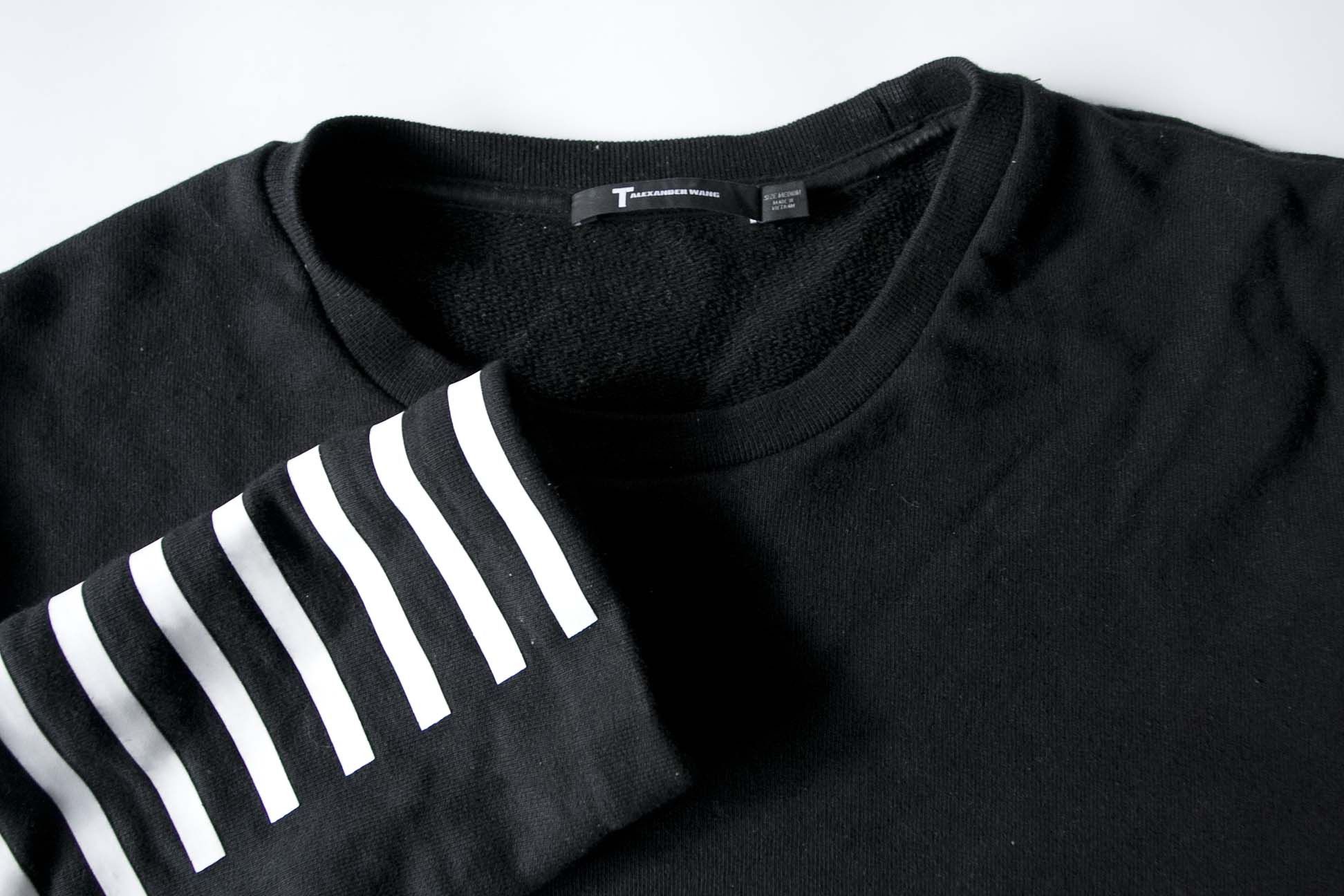 Alexander Wang × T by Alexander Wang T Alexander Wang Black / White Stripe Sweatshirt Size M Size US M / EU 48-50 / 2 - 4 Thumbnail
