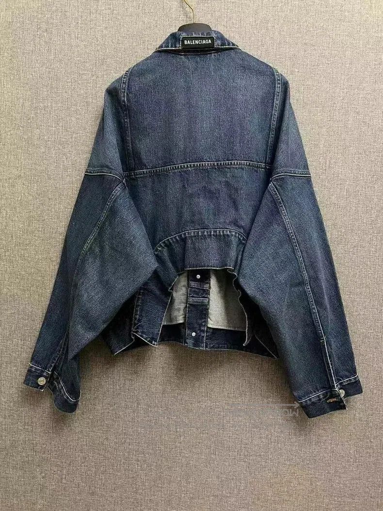 Balenciaga Balenciaga Inverted Denim Jacket. Size US S / EU 44-46 / 1 - 2 Thumbnail