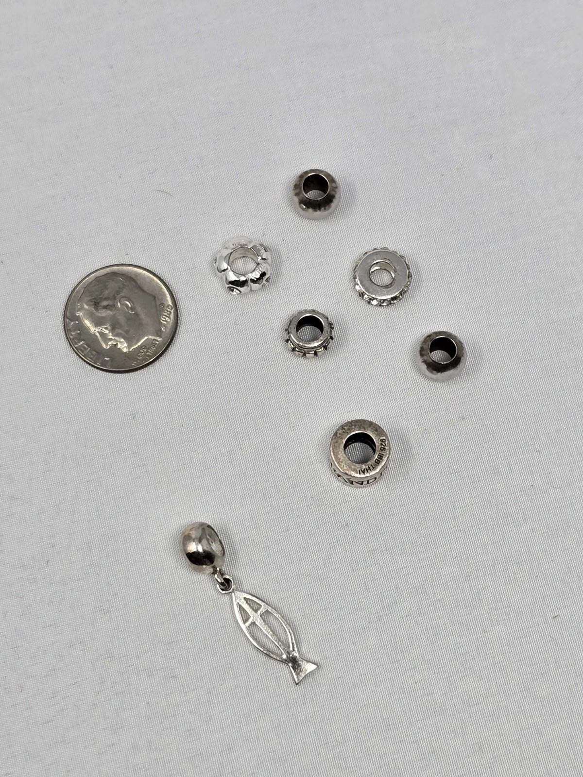 Other Cute IBB 925 Sterling Silver Charm Lot 8g – Grandma, Fish, Size ONE SIZE - 6 Thumbnail