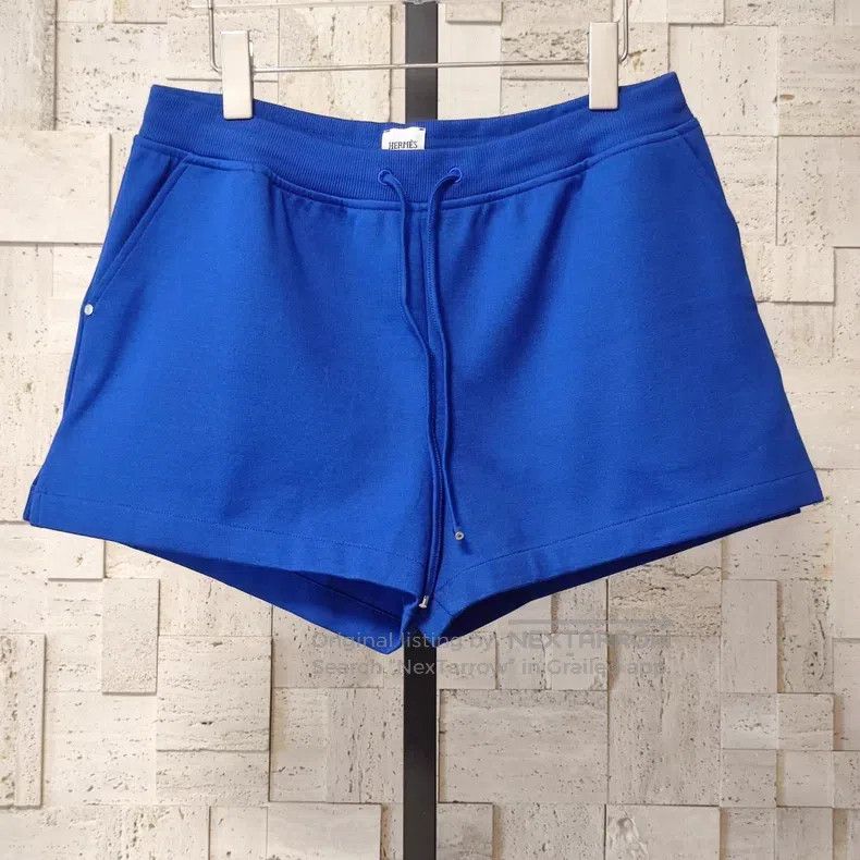 Hermes Hermes Sports shorts, blue Size 27" / US 4 / IT 40 - 1 Thumbnail