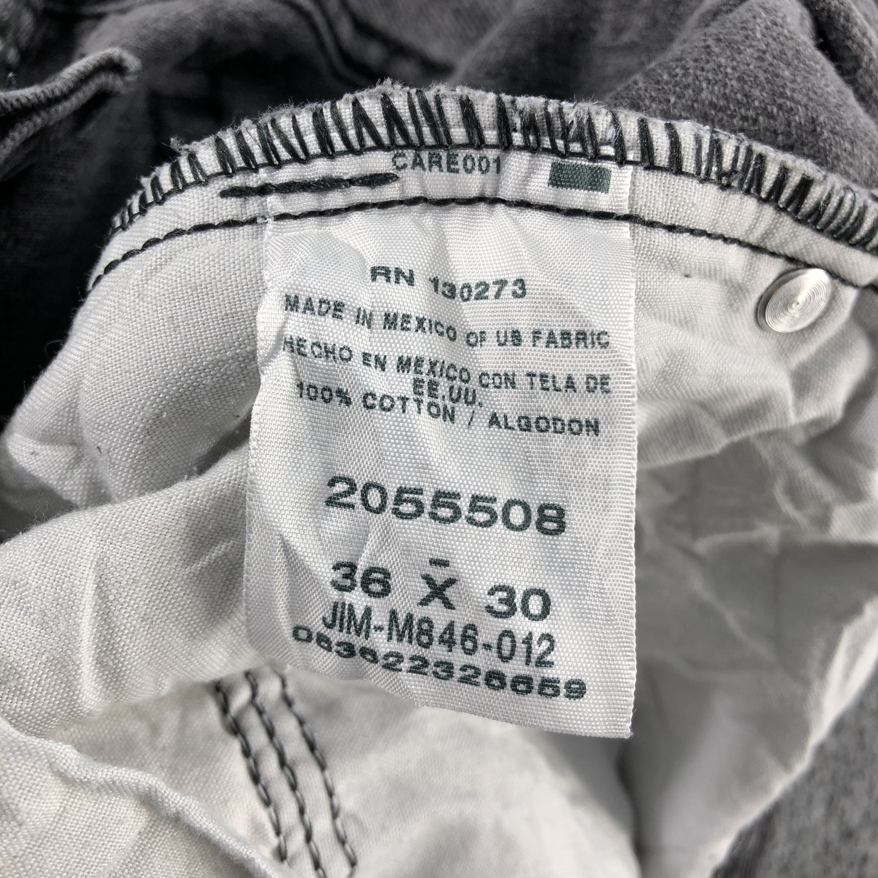 Lee Vintage Faded Black Lee Jeans-J2499 Size US 36 / EU 52 - 10 Thumbnail