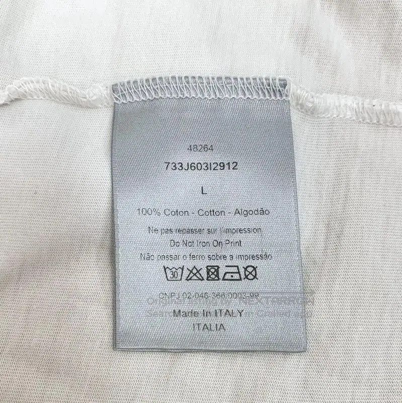 Dior Dior White Cotton Women's T. Size L / US 10 / IT 46 - 8 Thumbnail