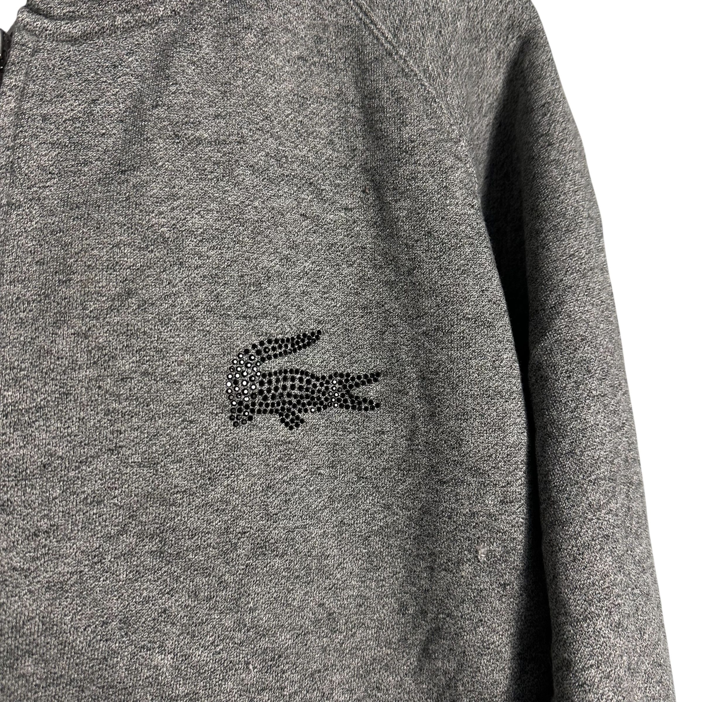 Lacoste 🔥RARE🔥Vintage Lacoste Swarovski Full-Zip Hoodie Sweat Size US XXS / EU 40 - 3 Thumbnail