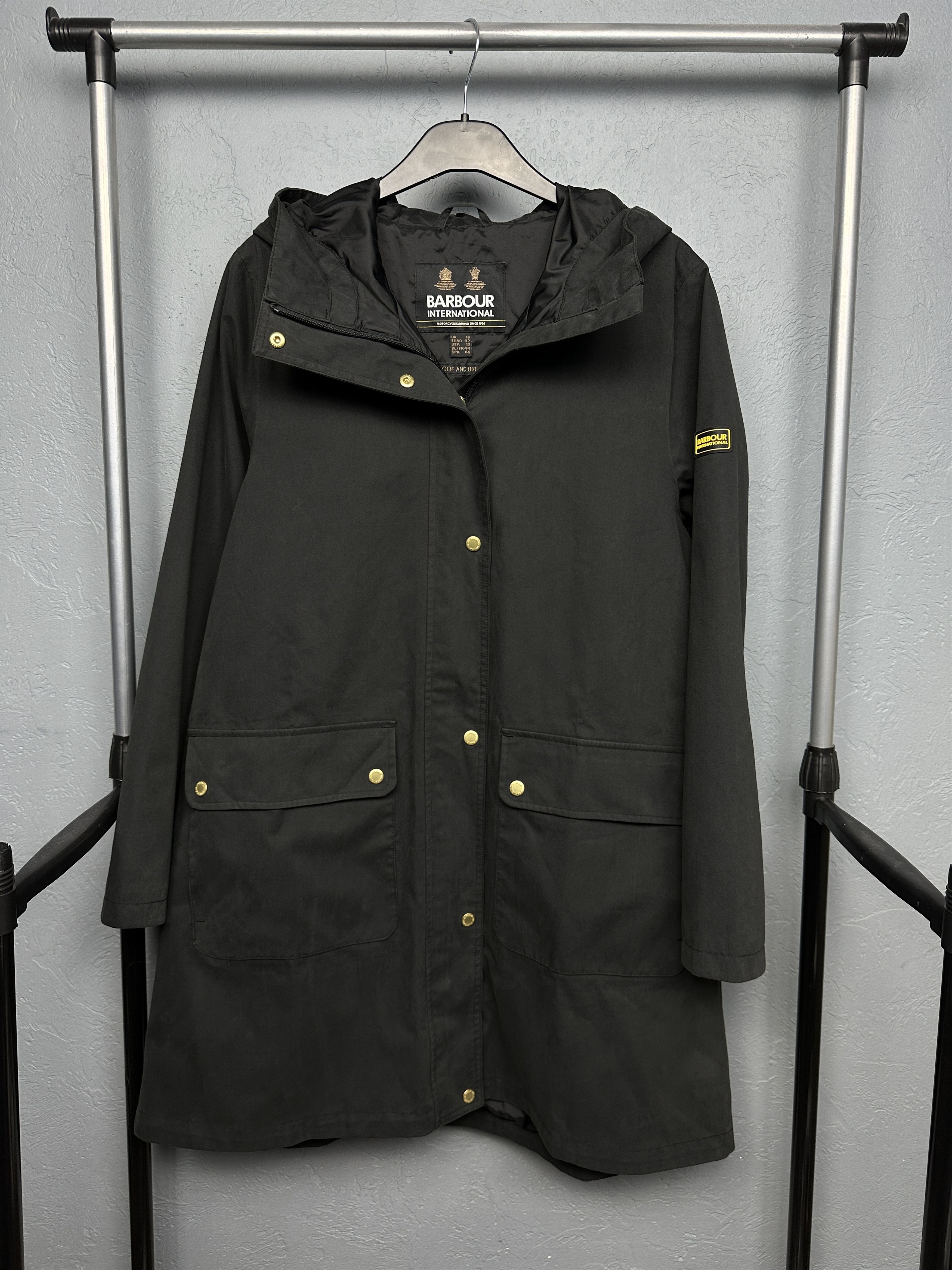 Barbour Barbour International Clypse Womens Waterproof Jacket Size XL / US 12-14 / IT 48-50 - 1 Thumbnail