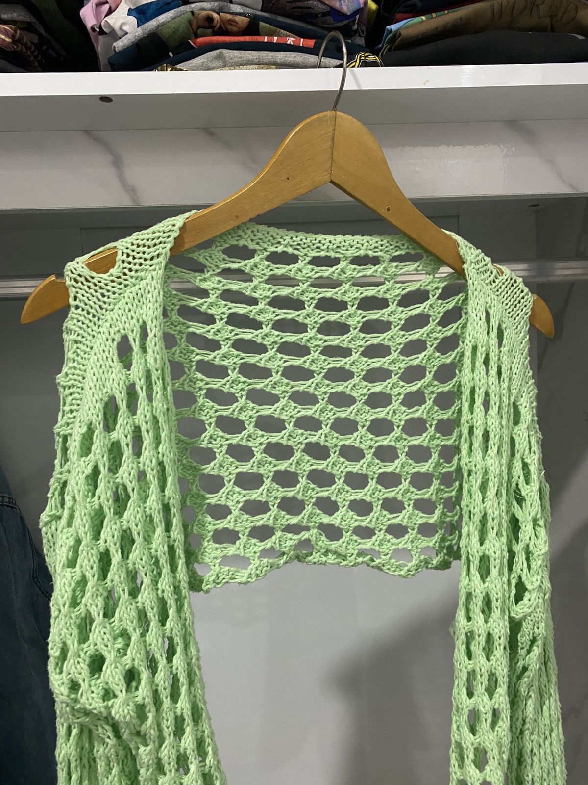 If Six Was Nine × Japanese Brand × atmos Atmos japanese knitted cardigan crop Size US M / EU 48-50 / 2 - 2 Thumbnail