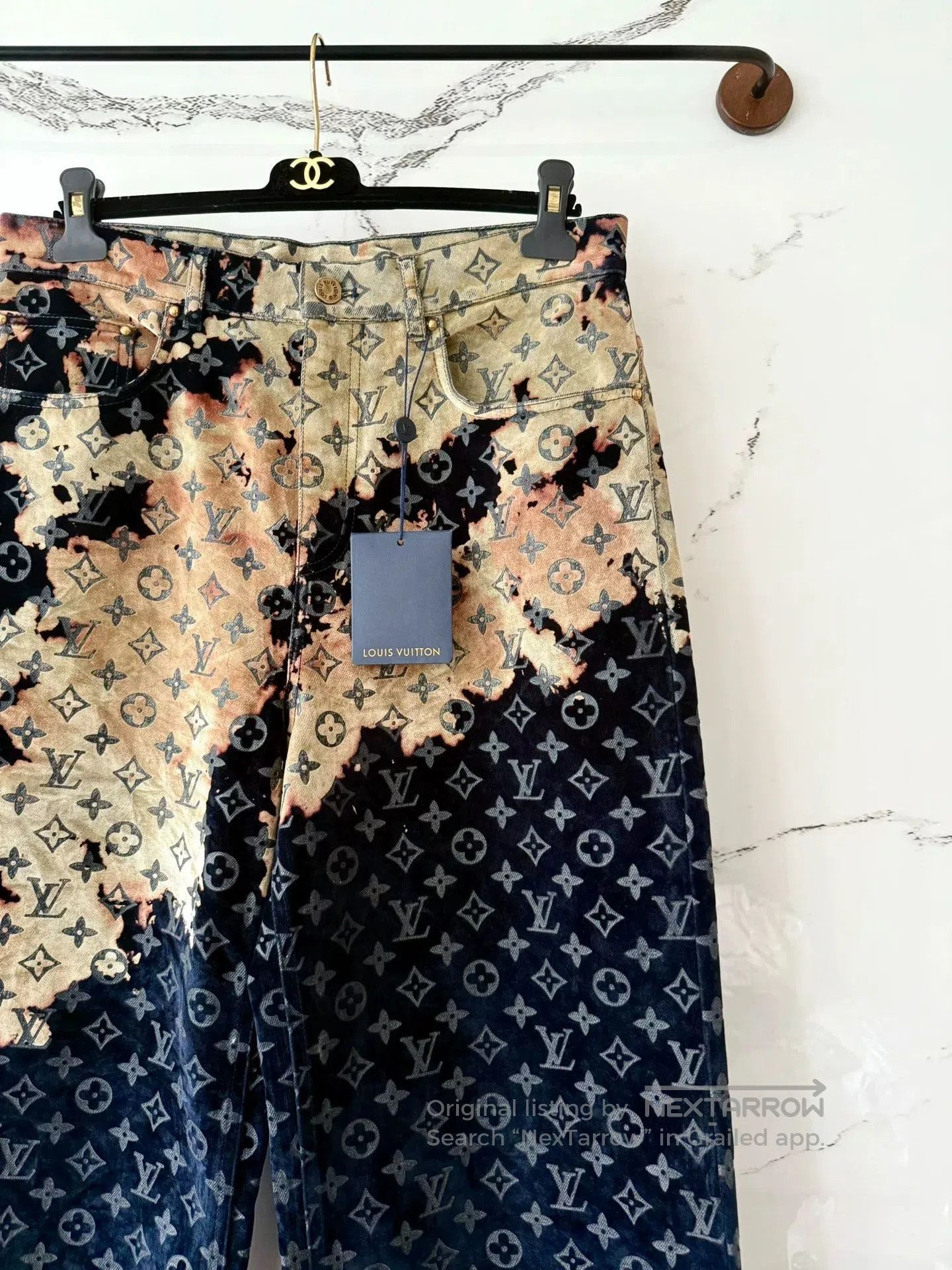 Louis Vuitton louis vuitton LV 24ss fire cloud denim pants. Size 30" / US 8 / IT 44 - 2 Thumbnail
