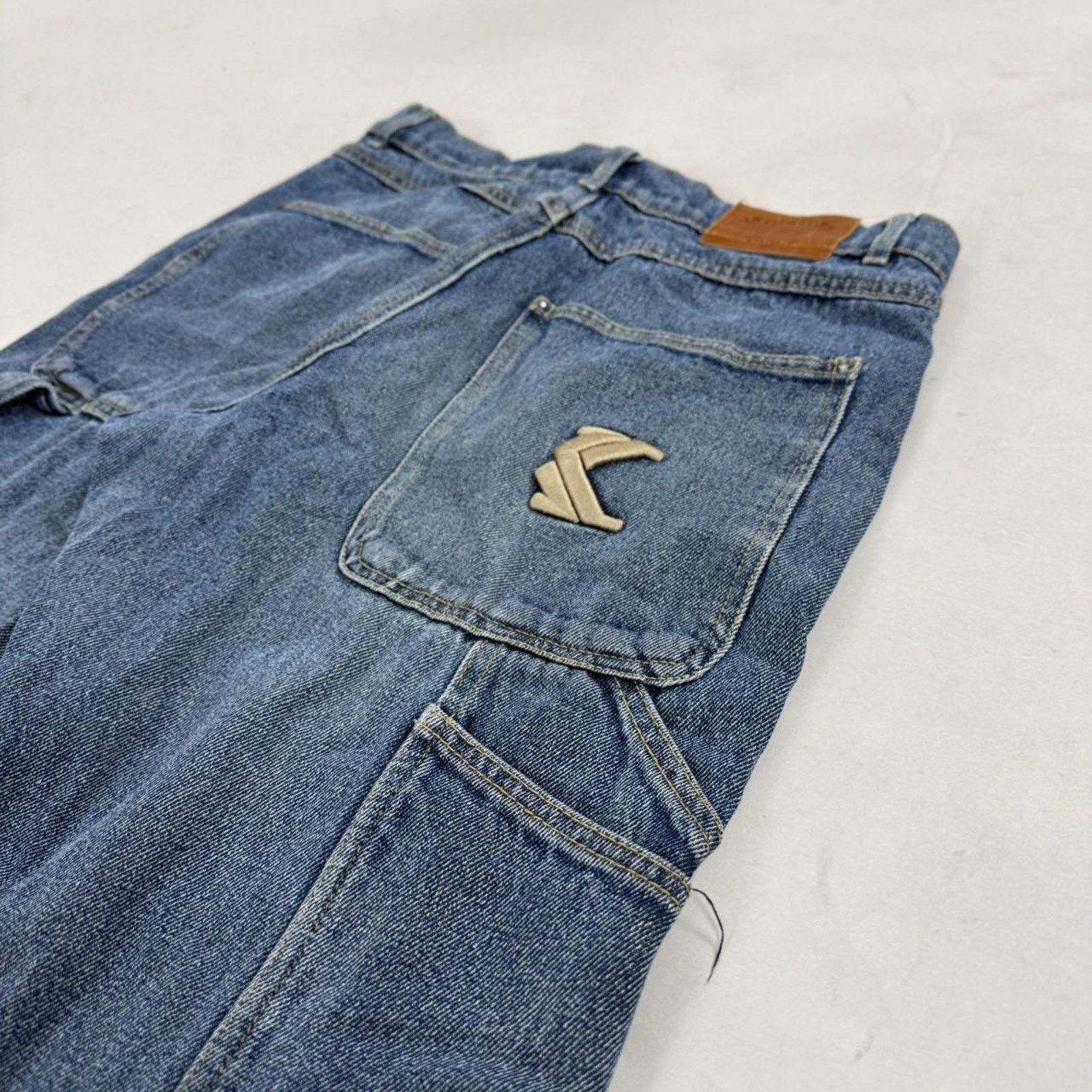 Japanese Brand × Le Grande Bleu (L.G.B.) × Vintage Vintage y2k grunge archive carpenter faded stonewash jeans Size US 28 / EU 44 - 2 Thumbnail