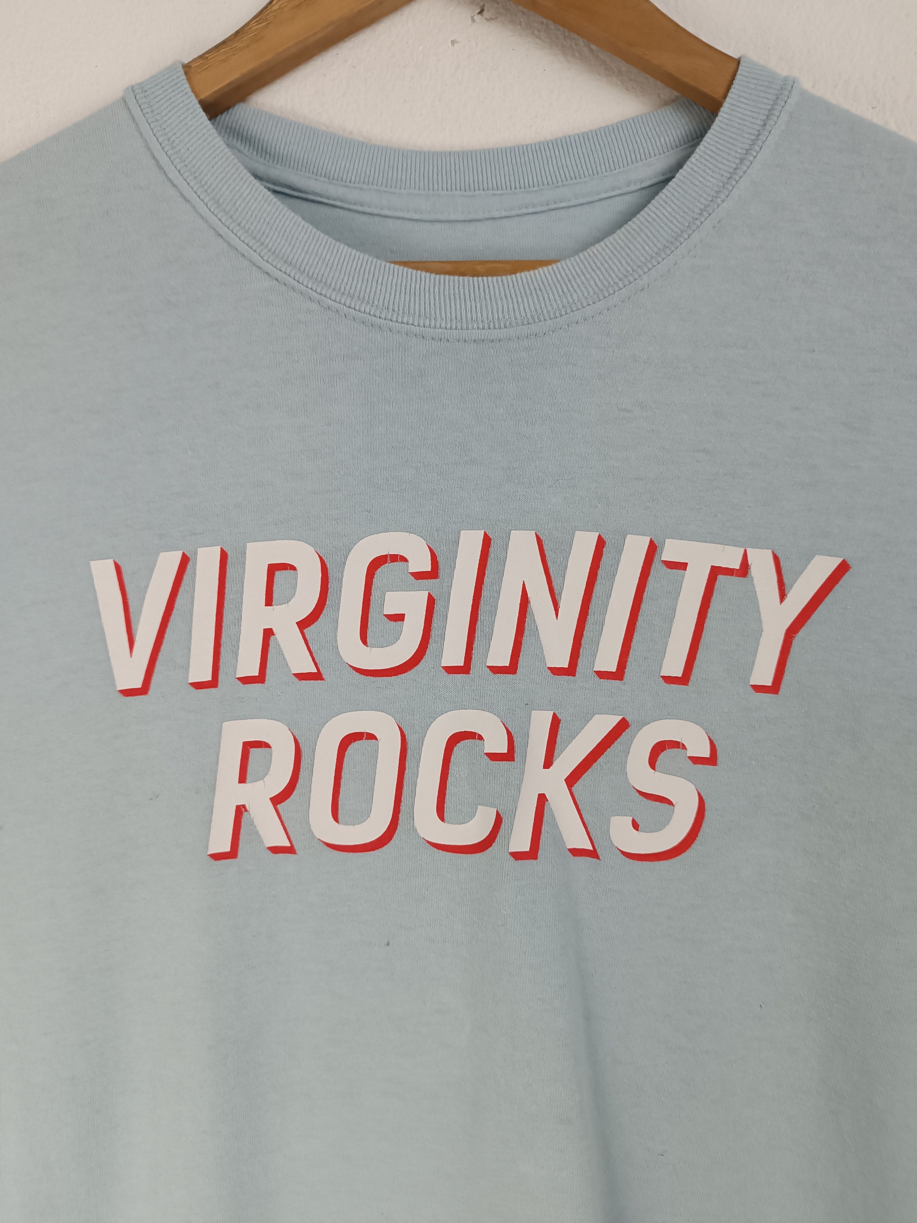 Vintage VINTAGE VIRGINITY ROCKS HUMOR FUNNY ADULTS TEE Size US M / EU 48-50 / 2 - 9 Thumbnail