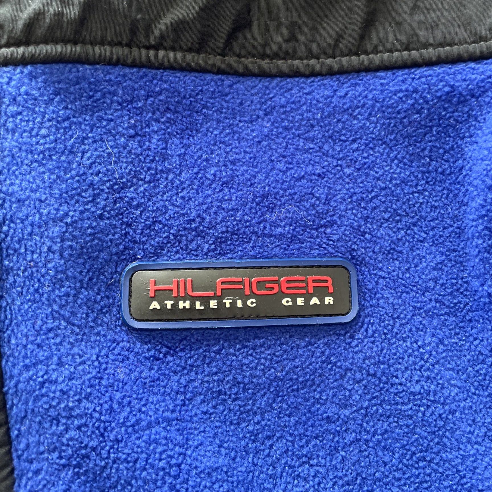 Tommy Hilfiger VINTAGE Tommy Hilfiger Parka Jacket Mens XL Blue Fleece Pile Zip Stand-Up Collar 80s 90s Retro Hip Hop Designer Casual Travel Workwear casual Size US XL / EU 56 / 4 - 4 Thumbnail