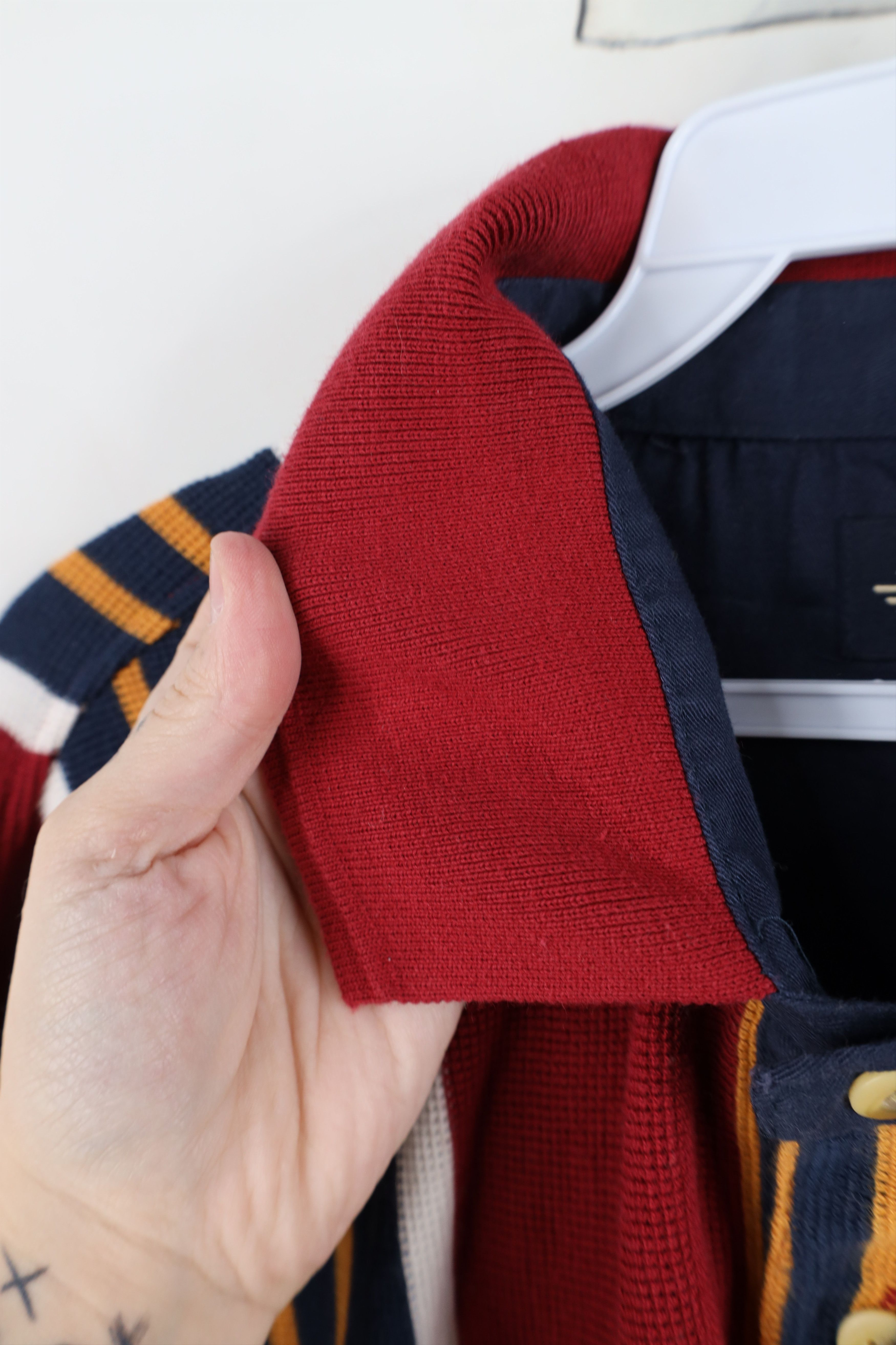Vintage Vintage 90s Streetwear Oversized Baggy Long Sleeve Polo Size US L / EU 52-54 / 3 - 10 Thumbnail