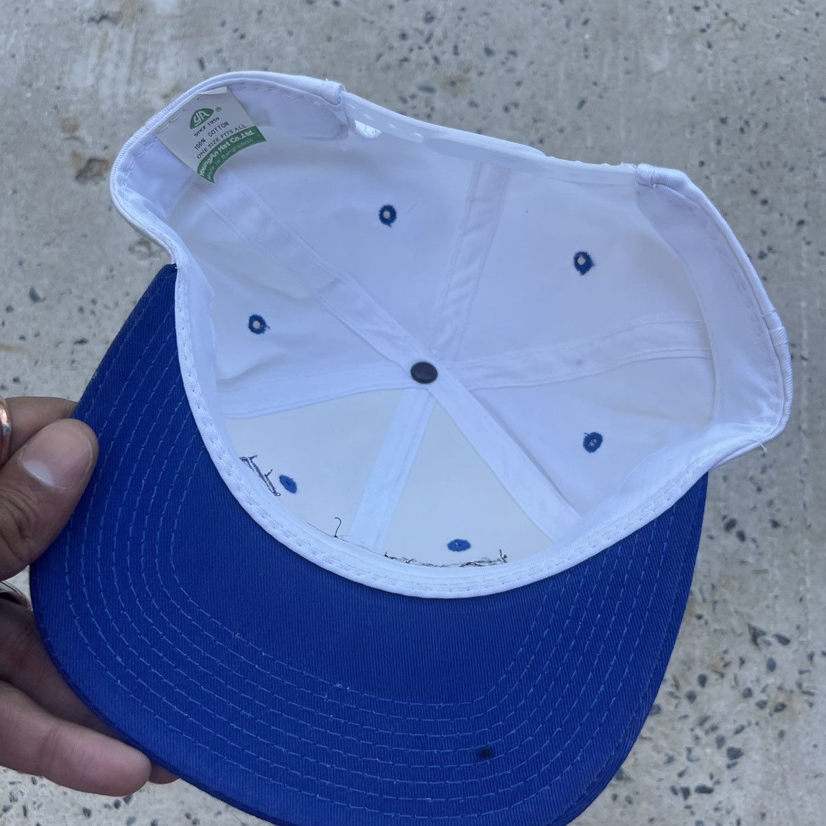 Vintage Vintage 90s KEYSTONE BANK Snapback Cap Size ONE SIZE - 4 Thumbnail