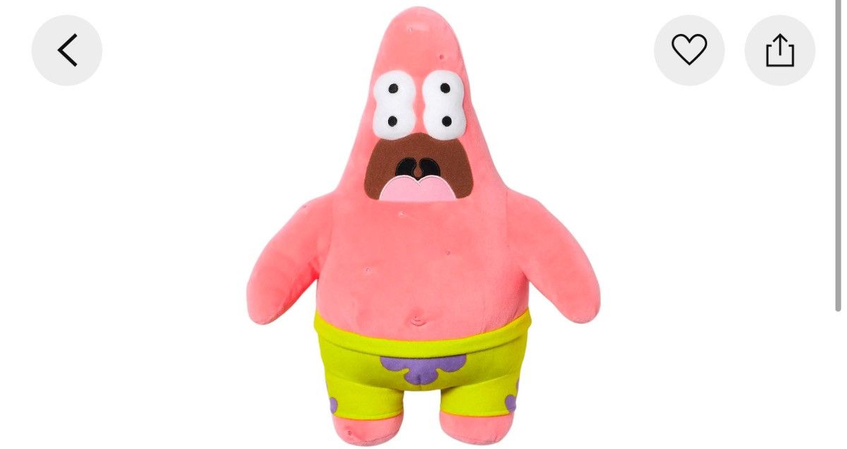 Cactus Plant Flea Market × Nickelodeon × Uniqlo Patrick Plush CPFM Collab Size ONE SIZE - 1 Preview
