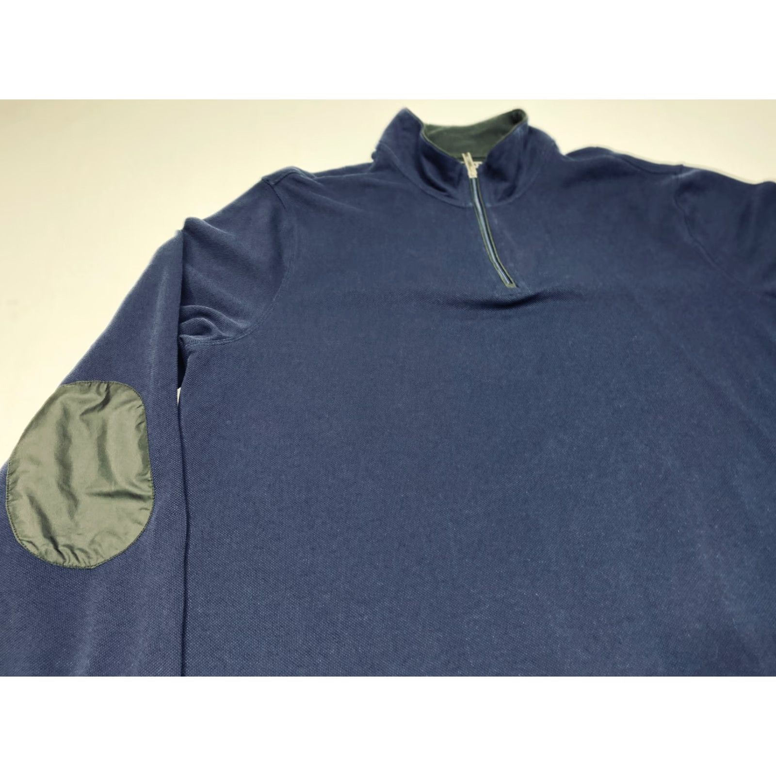 Jos. A. Bank Jos A Bank Travel Tech 1/4 Zip Sweater Mens 2XL Navy Elbow Patches Pullover Long Sleeve Size US XXL / EU 58 / 5 - 5 Thumbnail