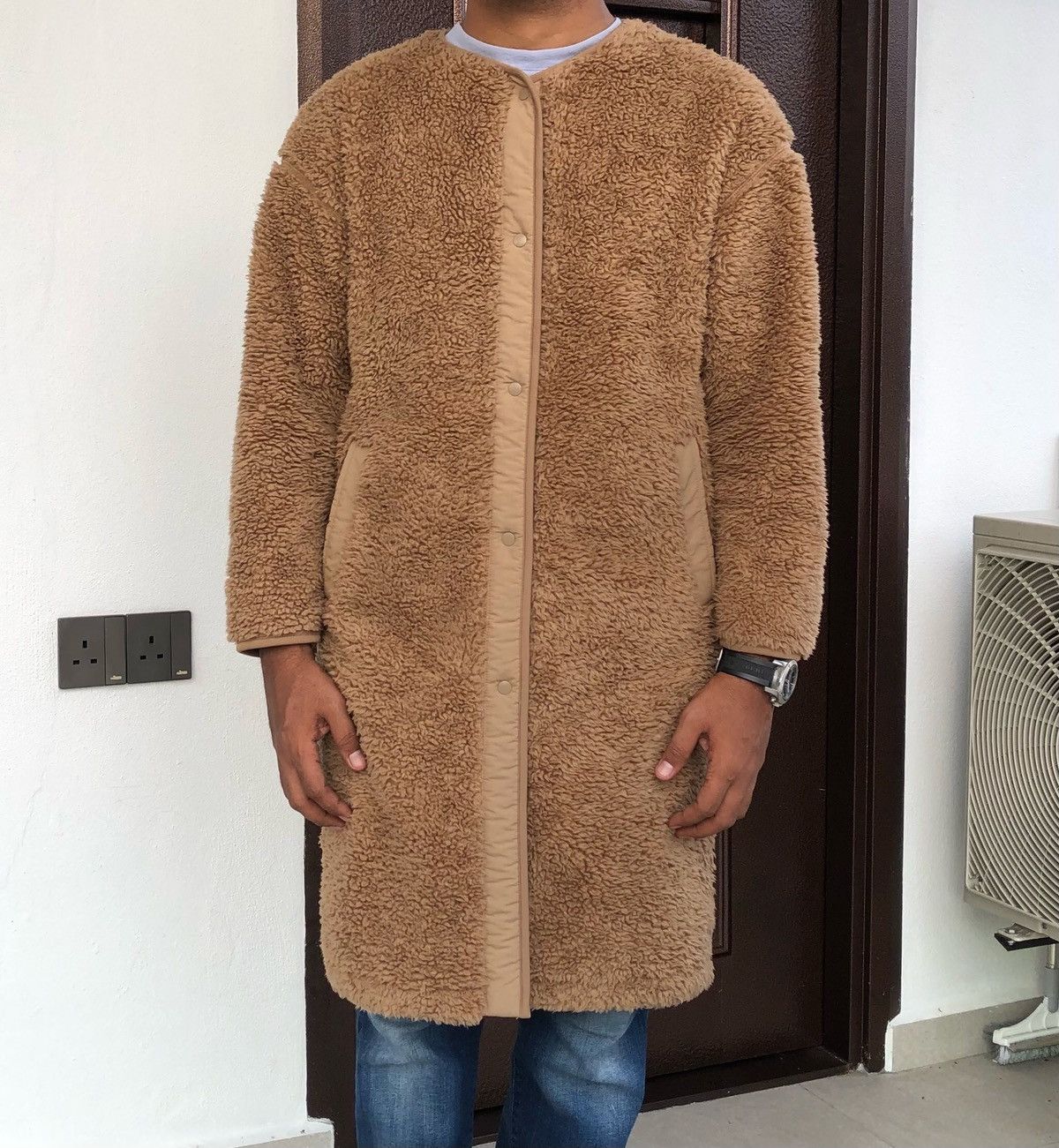 Uniqlo Uniqlo Sherpa coat Jacket Size US M / EU 48-50 / 2 - 2 Thumbnail