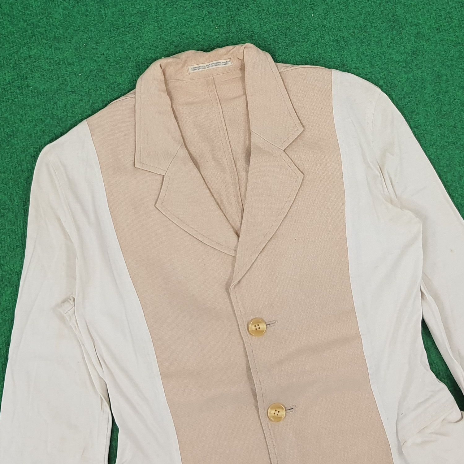 Japanese Brand × Vintage × Yohji Yamamoto Vintage Yohji Yamamoto Japanese Button Up Coat Jacket Size US XS / EU 42 / 0 - 2 Thumbnail