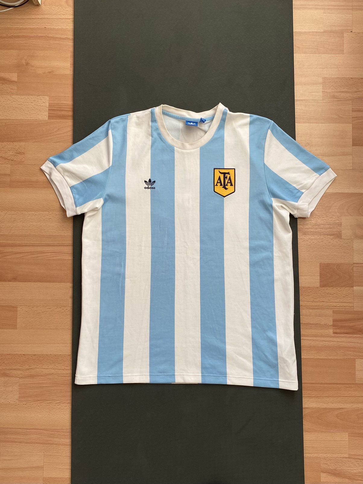 Adidas Rare Adidas AFA Argentina 1978 Vintage Jersey Football Size US XL / EU 56 / 4 - 1 Thumbnail