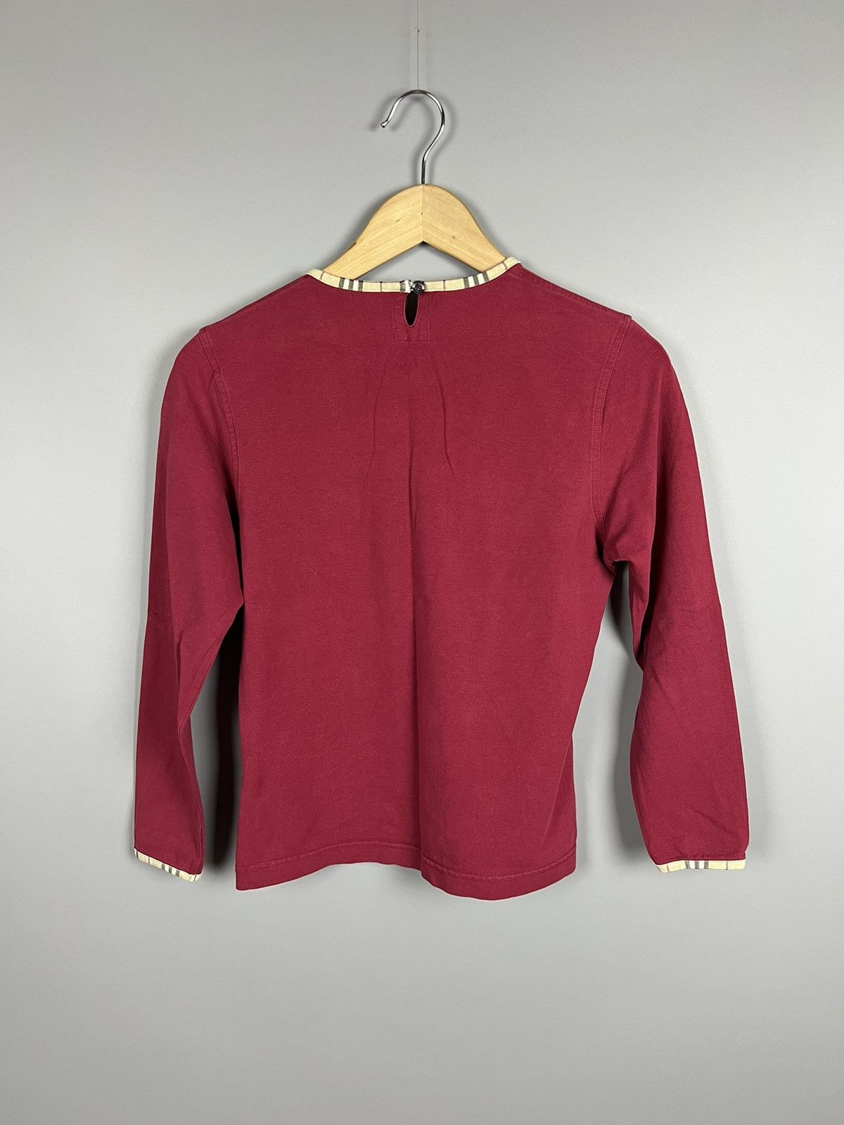 Burberry Vintage BURBERRY long sleeve nova check collar/cuffs Size M / US 6-8 / IT 42-44 - 5 Thumbnail